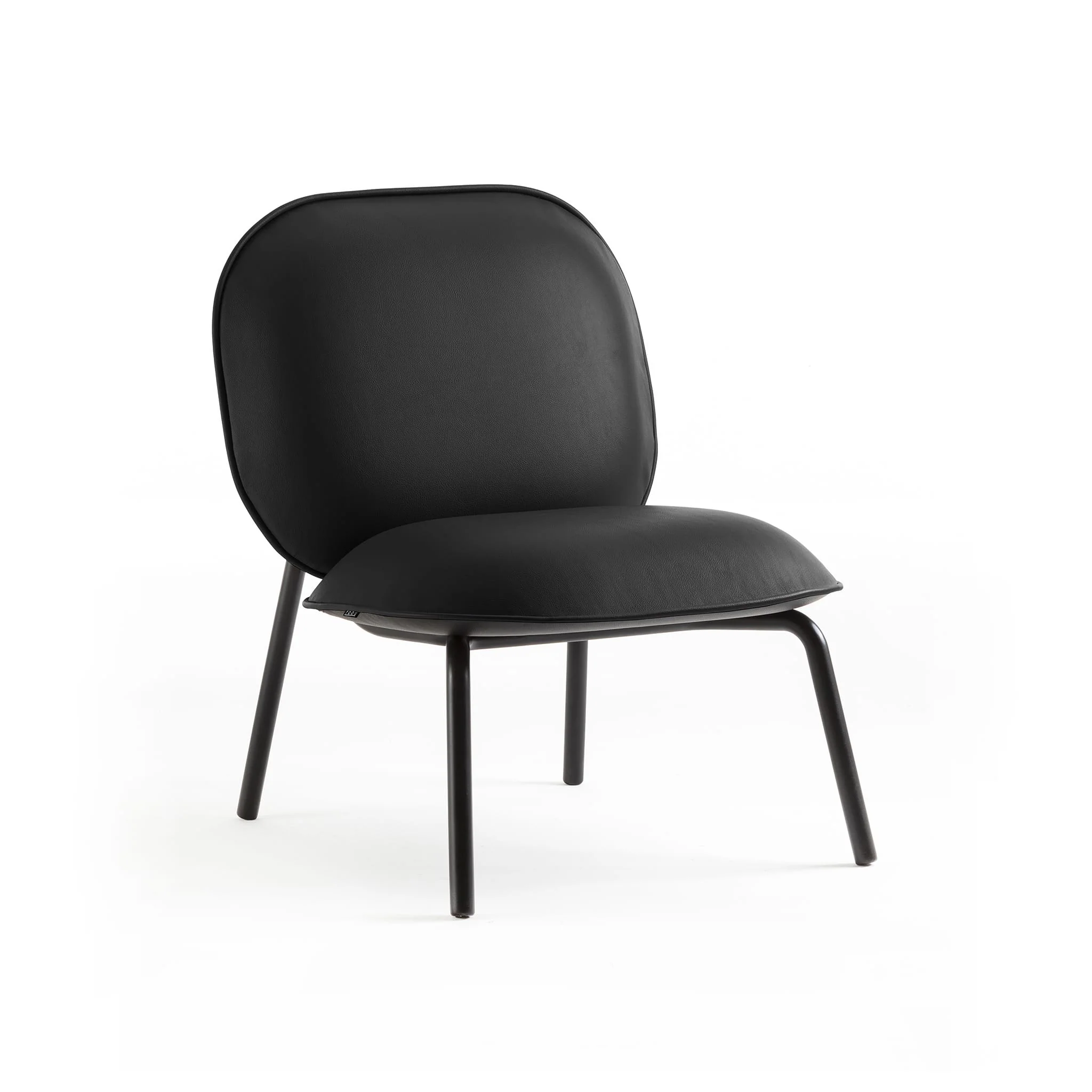 Tasca Lounge Chair & Ottoman<br> Eco Leather Fabric<br> Indoor Use - Image 7