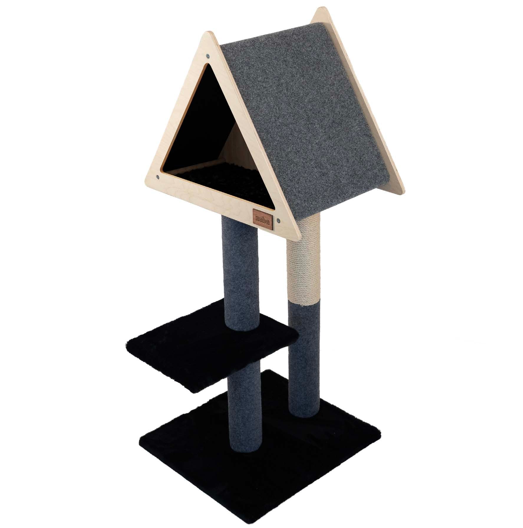 Teepee Hideout - Deluxe 2-Level Cat Tree - Image 7