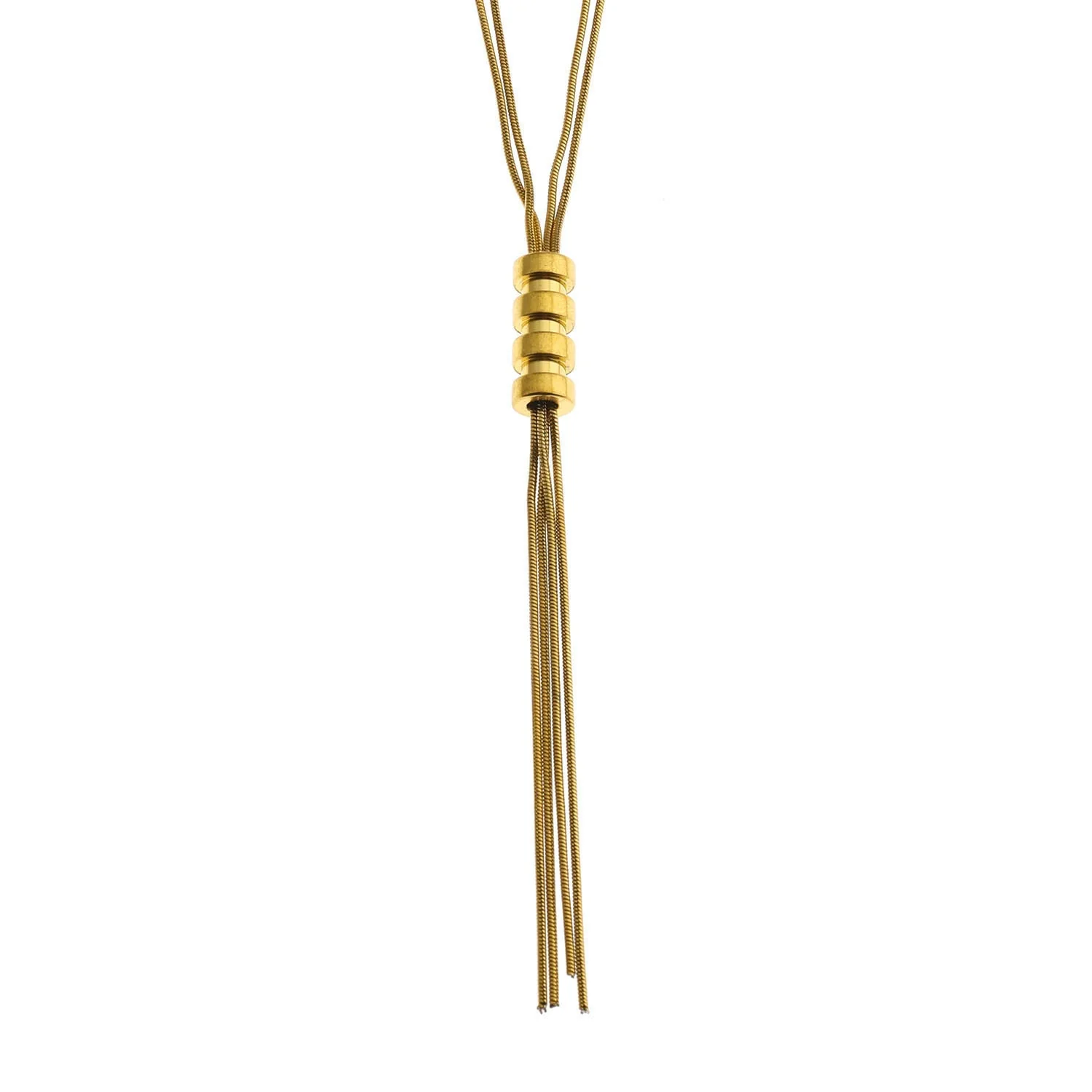 TELMA: Lariat Style Multi Stranded Necklace. - Image 3