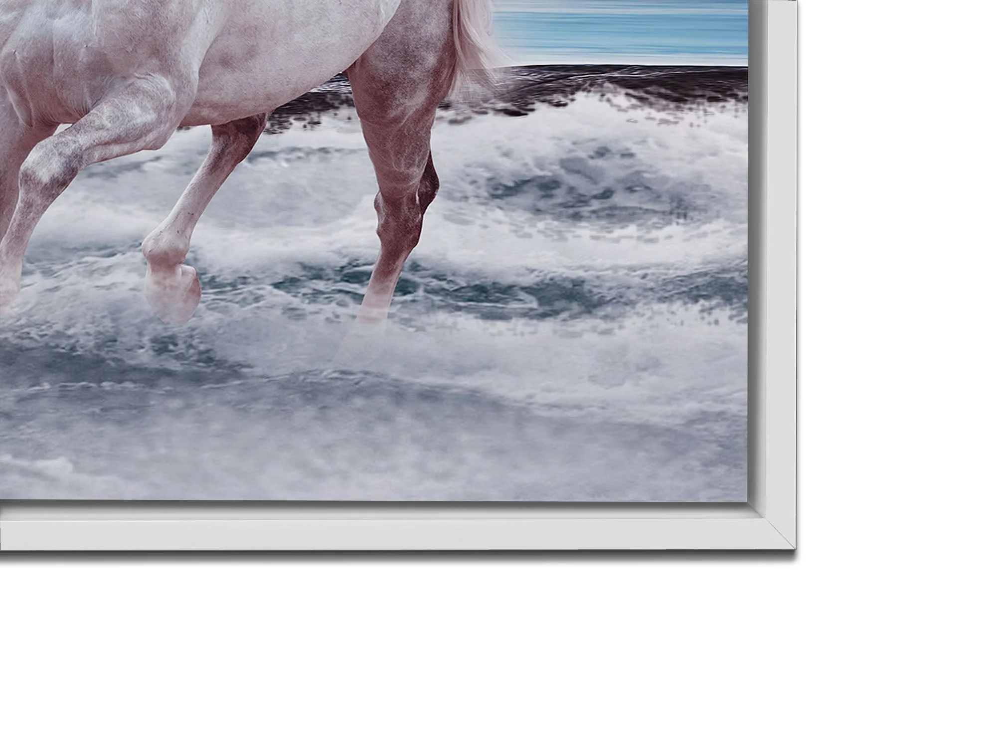 The 7 horses of good luck- Animal Print Canvas- Wall art - Image 7