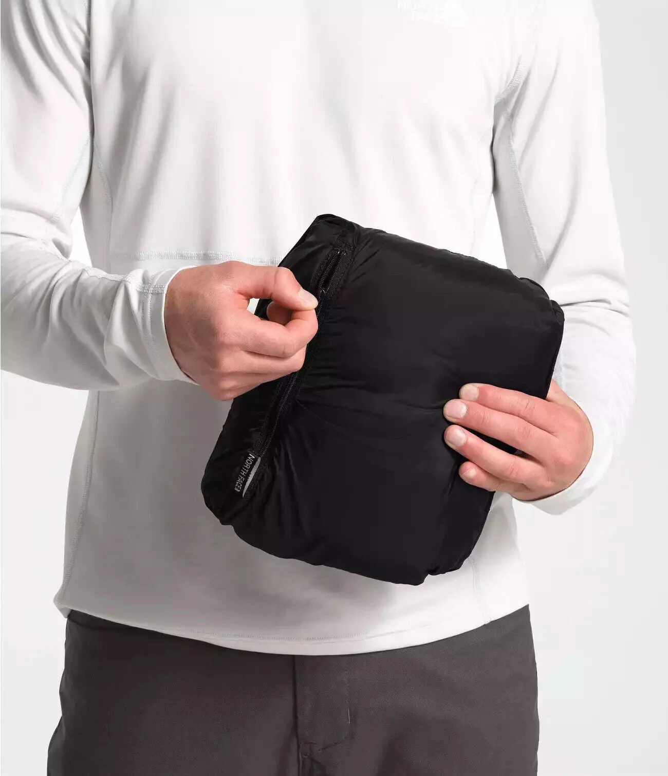 The North Face Men's Stretch Down Puffer Jacket Size XXL Packs into Pouch for Travel! - Image 3