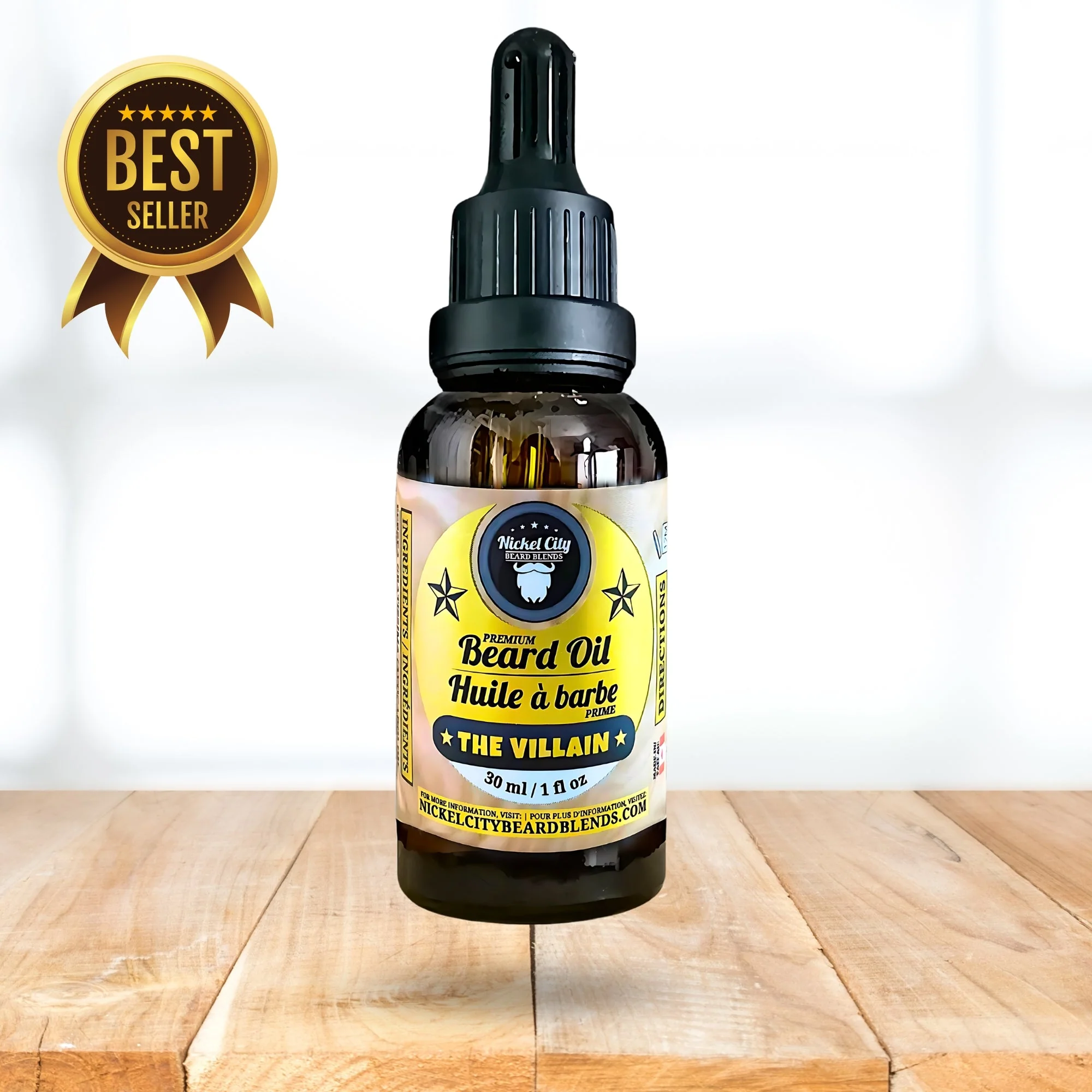 "The Order of Three" Beard Oil Bundle (3-Piece Ritual Set) – The Professor + The Villain + The Alchemist (3x 30ml) | Includes FREE Magnetic Decal | Handcrafted in Canada - Image 3