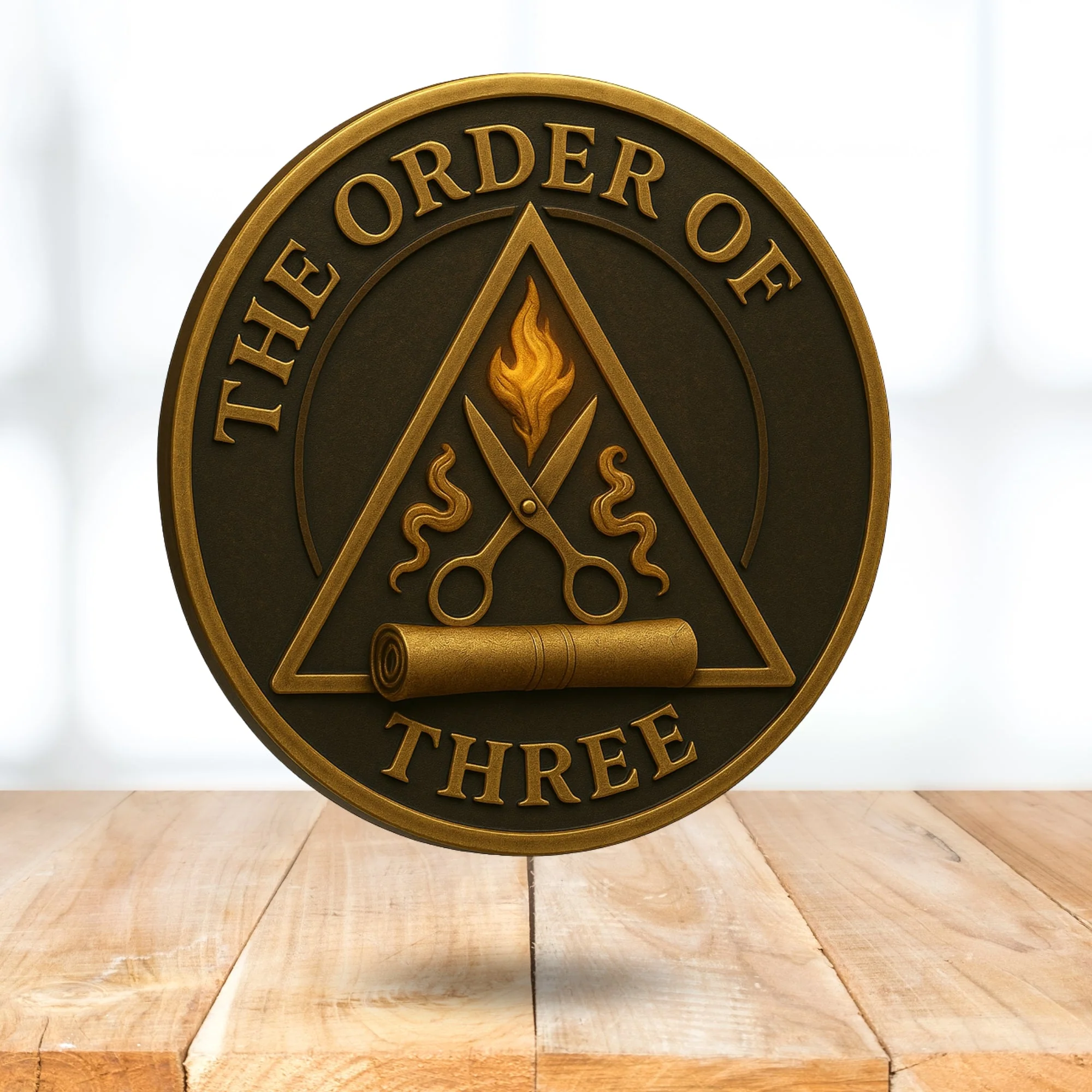 "The Order of Three" Beard Oil Bundle (3-Piece Ritual Set) – The Professor + The Villain + The Alchemist (3x 30ml) | Includes FREE Magnetic Decal | Handcrafted in Canada - Image 5