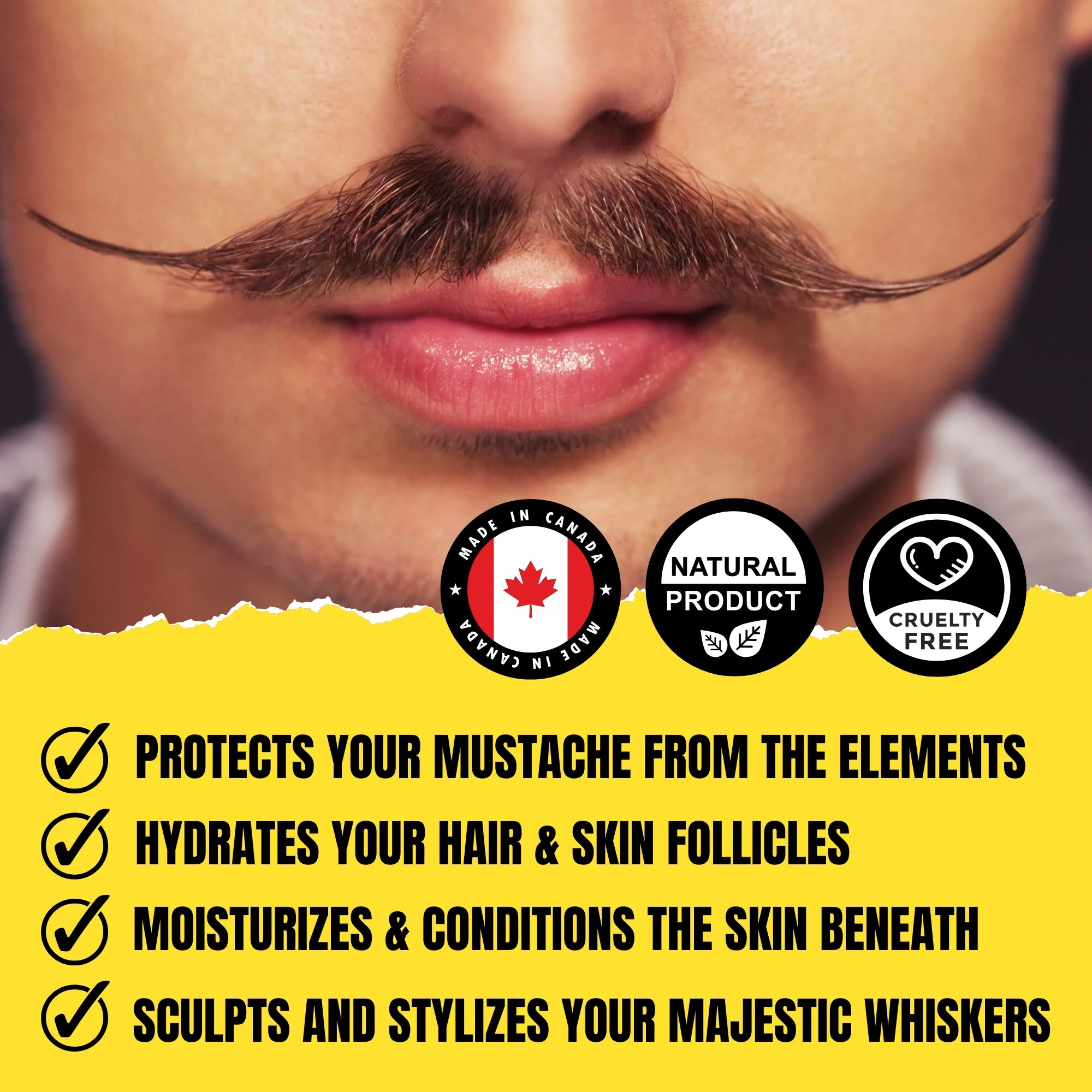 The Professor Mustache Wax (28g) – Crisp Cedarwood, Smooth Vanilla & Sweet Cigar | Strong Hold Moustache Grooming Wax | Dr. Chris Schneider Collaboration - Image 4
