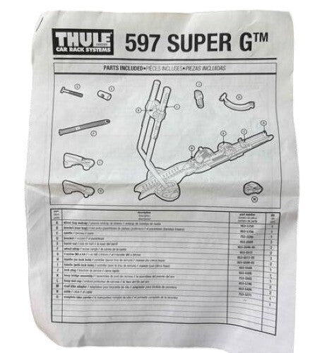 Thule 597 Super G Premium Upright Rooftop Bike Carrier - Image 3