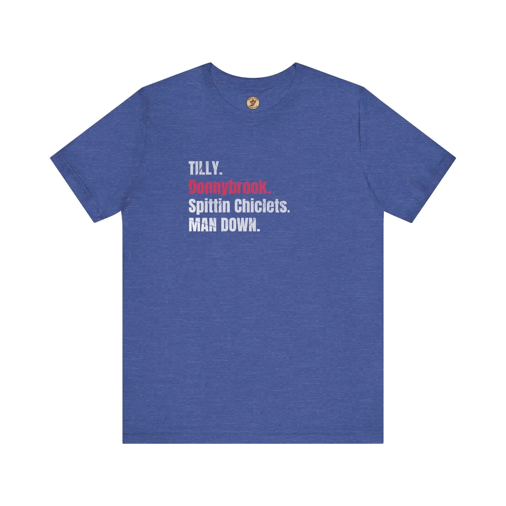Tilly Donnybrook Spittin Chicklets Man Down T-Shirt - Hockey Fight - Maple Stick Hockey Co. - True Fan - Image 5