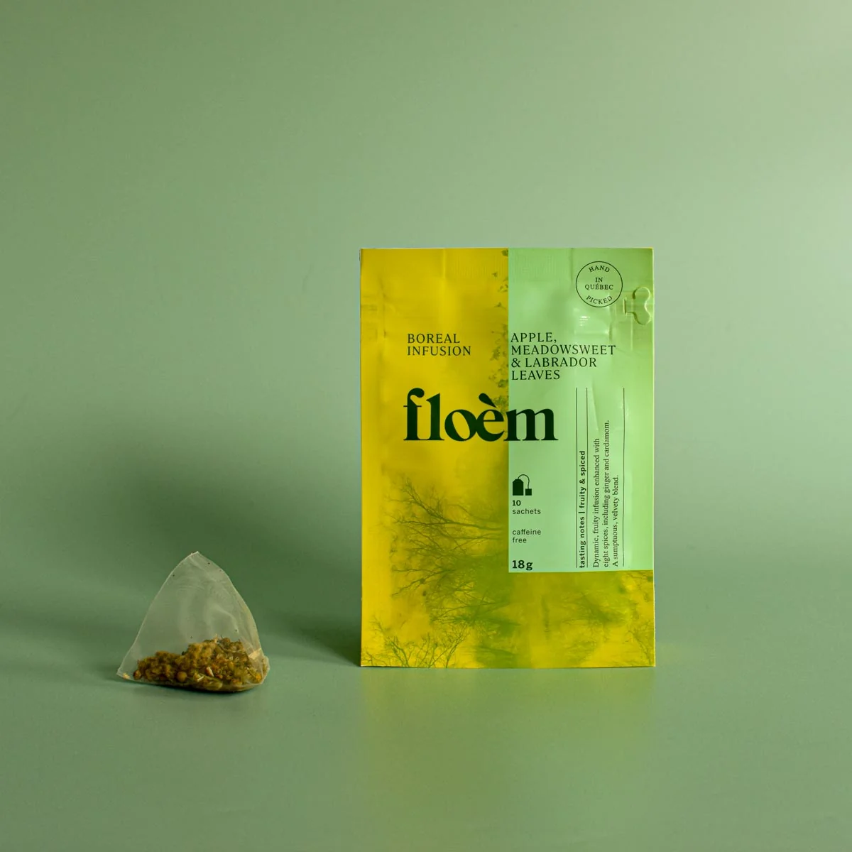 Tisane en sachets - Pomme, reine des prés & feuilles du Labrador - Image 3