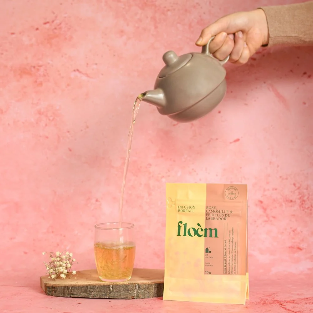 Tisane en sachets Rose, camomille & feuilles du Labrador - Image 3