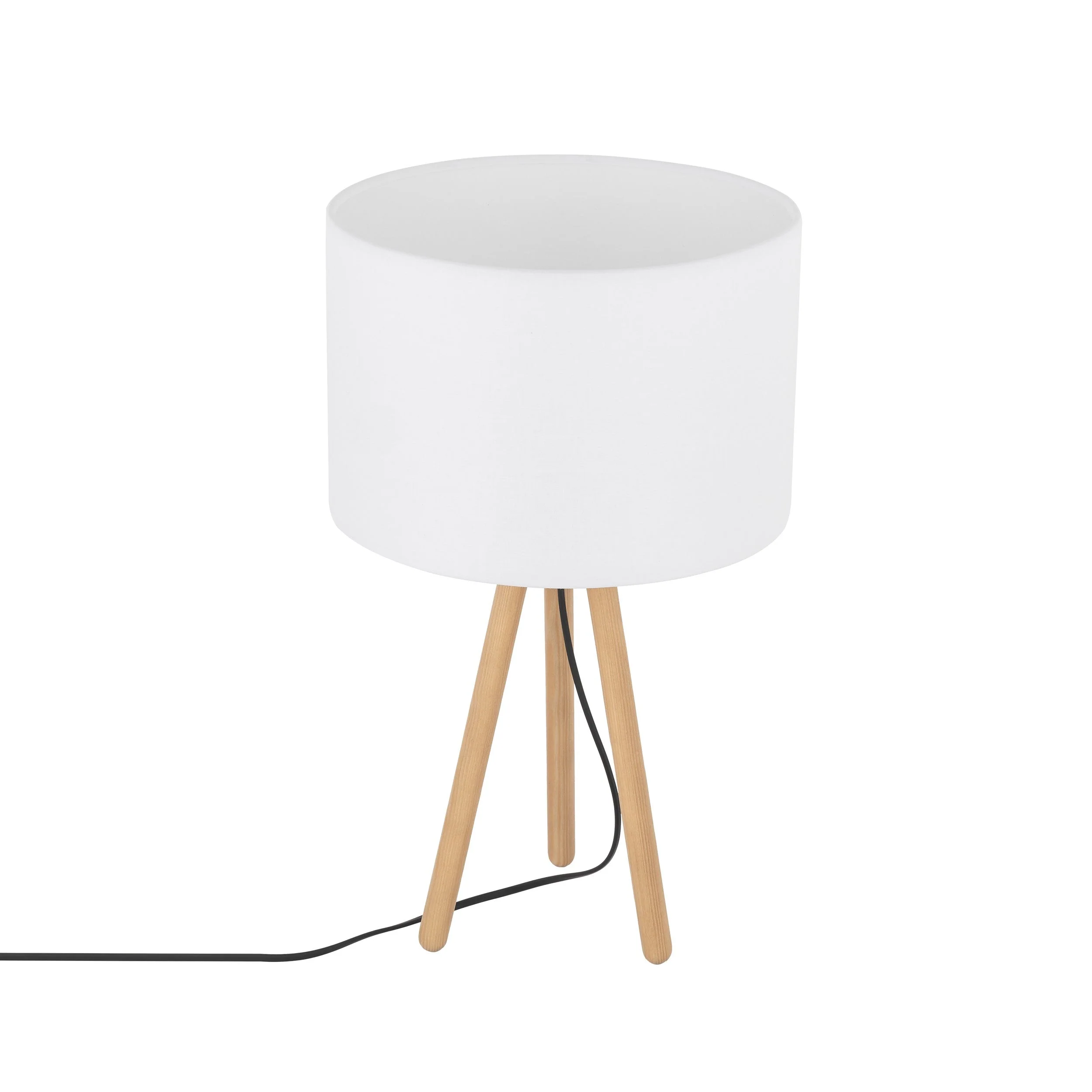 TOKYO Wood Tripod Table Lamp for Bedroom & Nightstand - Image 6