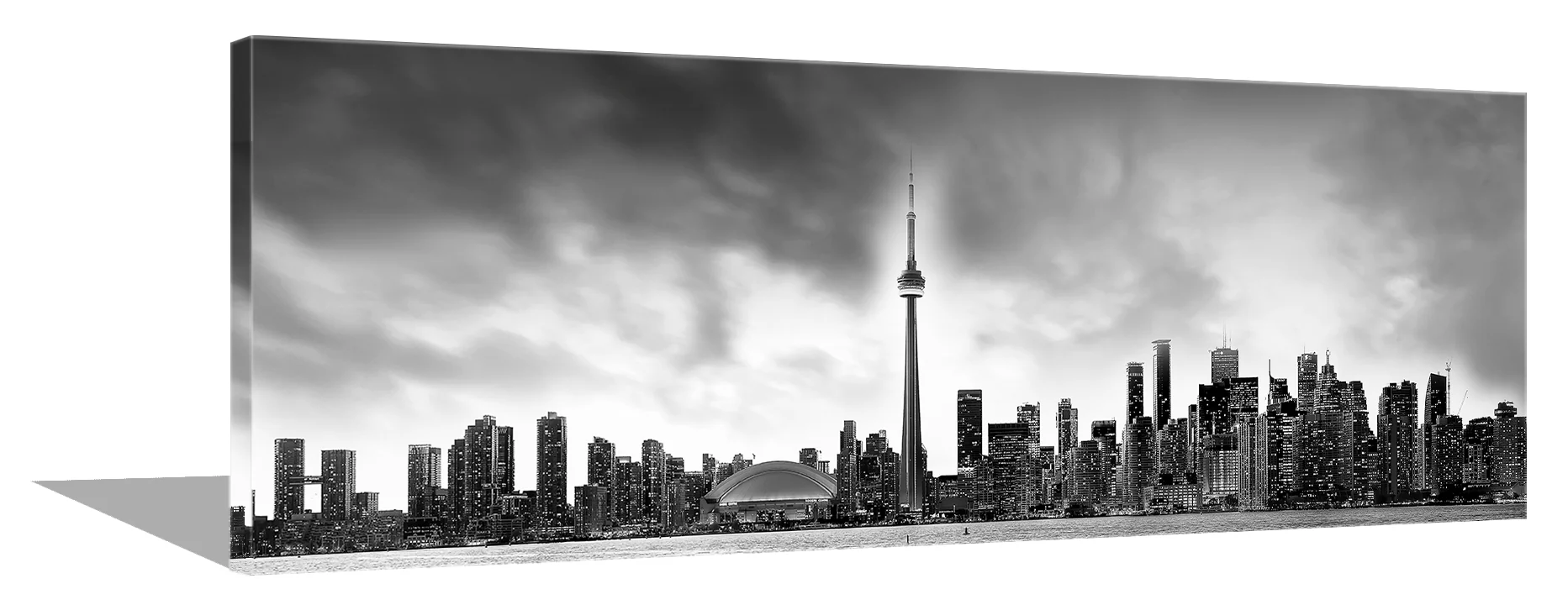 Toronto and CN tower in Black and White- Cities Skyline - Image 8