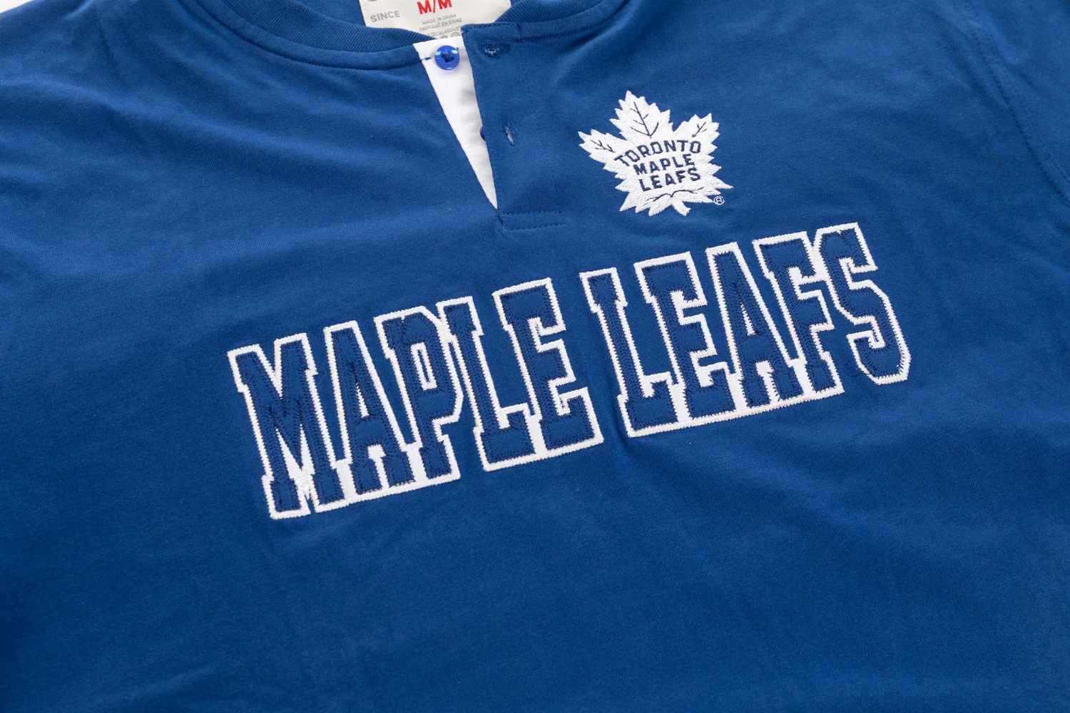 Toronto Maple Leafs Long Sleeve Henley - Image 3