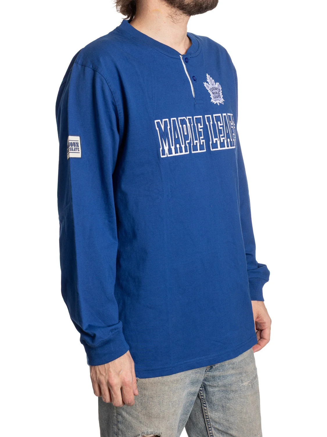 Toronto Maple Leafs Long Sleeve Henley - Image 5