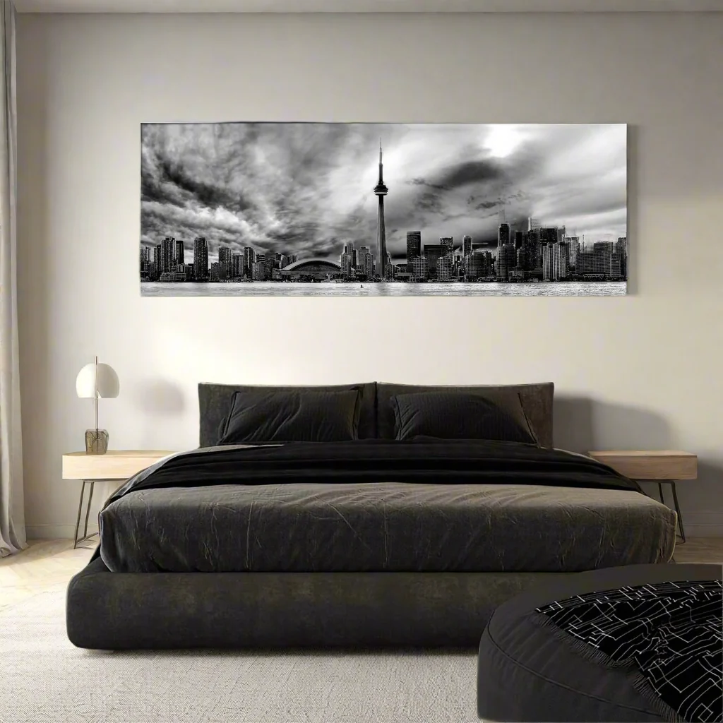 Toronto Ominous Clouds Skyline - Canvas Wall Decor - Image 7