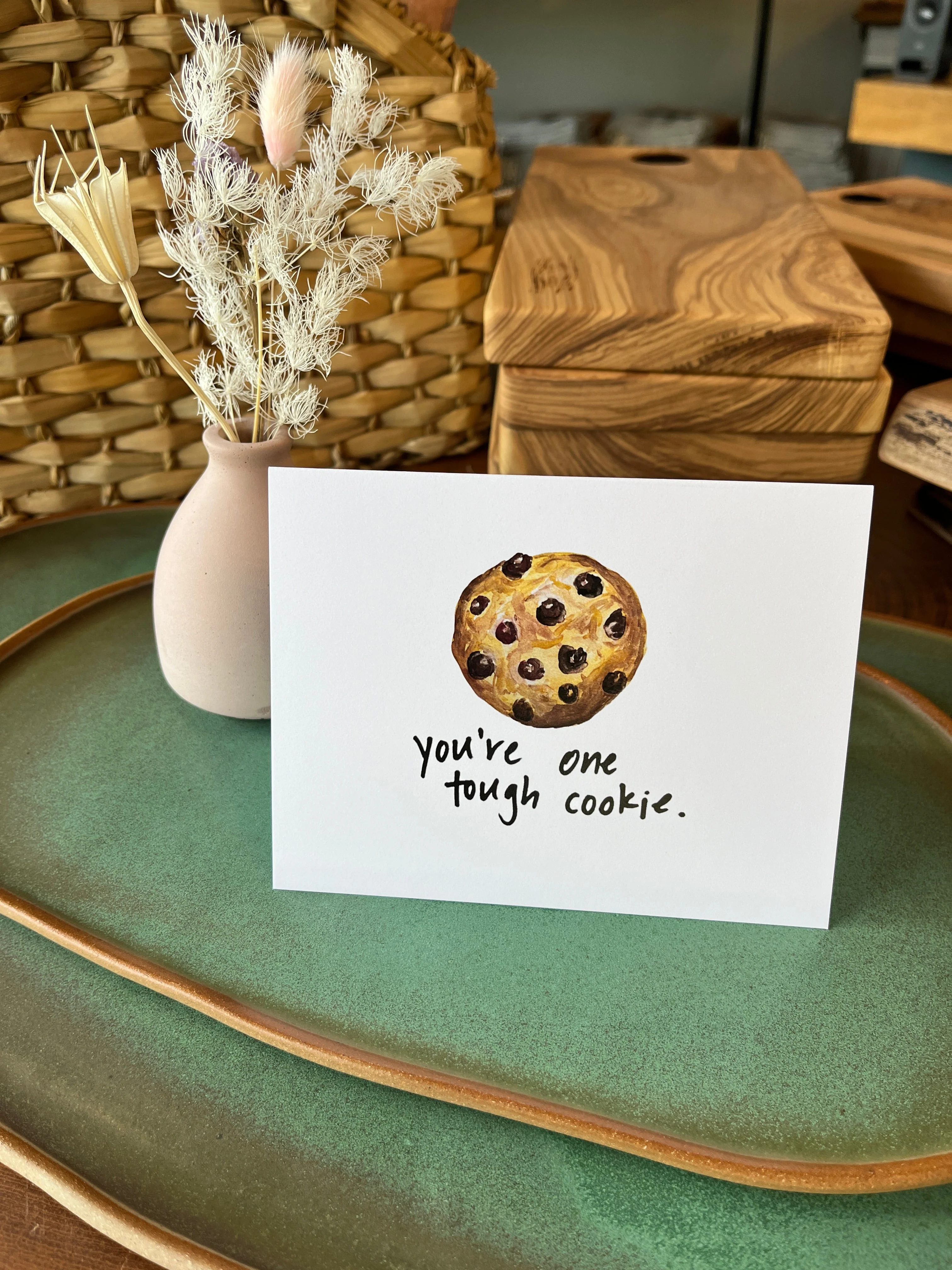Tough Cookie | Punny Dad-Joke Greeting Card - Image 4