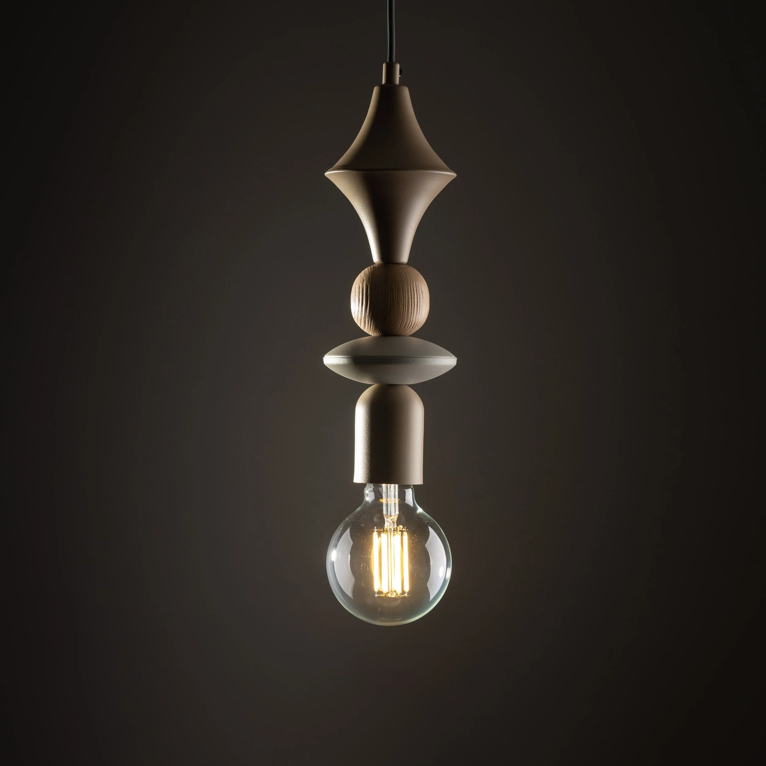TOWER Wood Pendant Light for Kitchen Island, Bedside & Reading Nook - Image 5