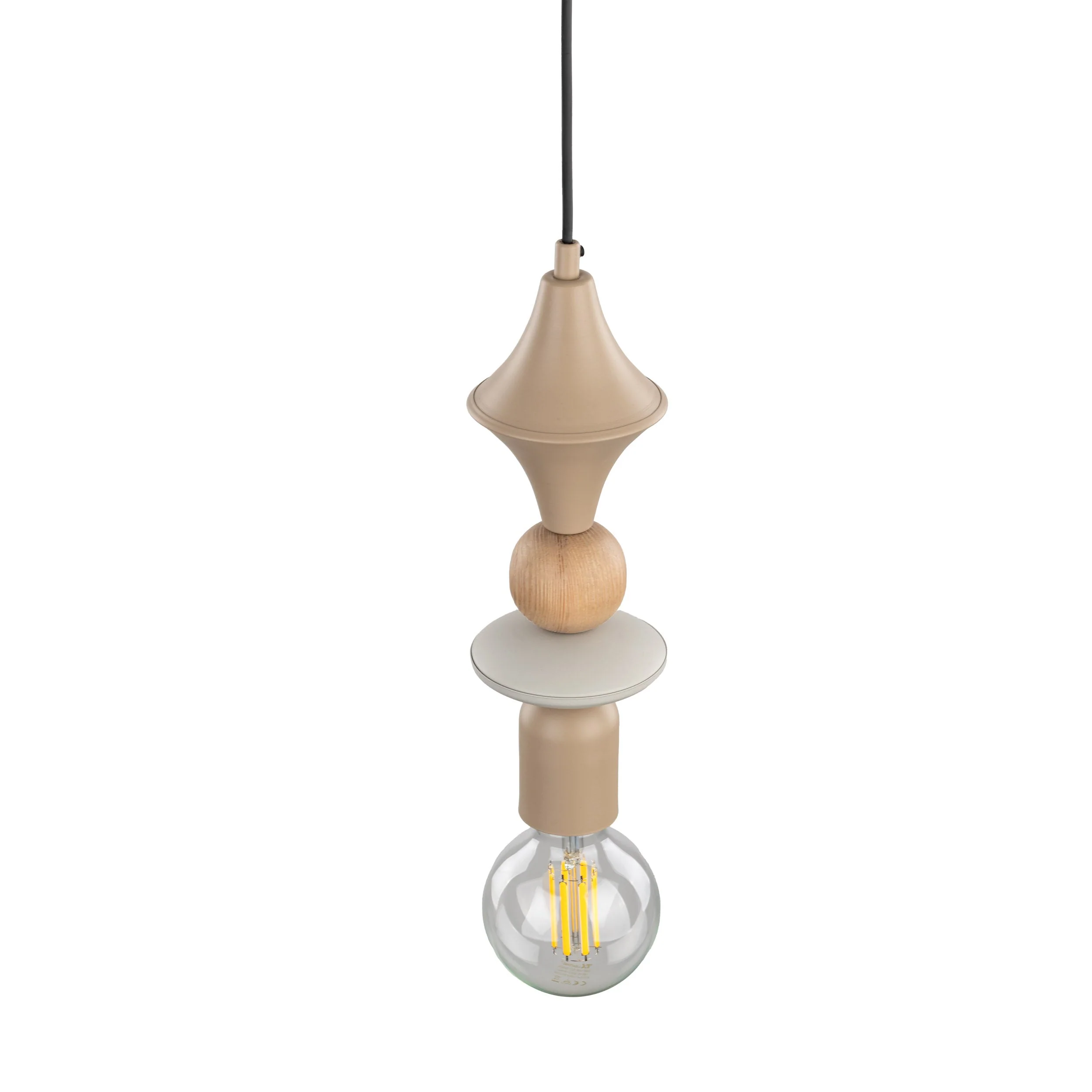 TOWER Wood Pendant Light for Kitchen Island, Bedside & Reading Nook - Image 6
