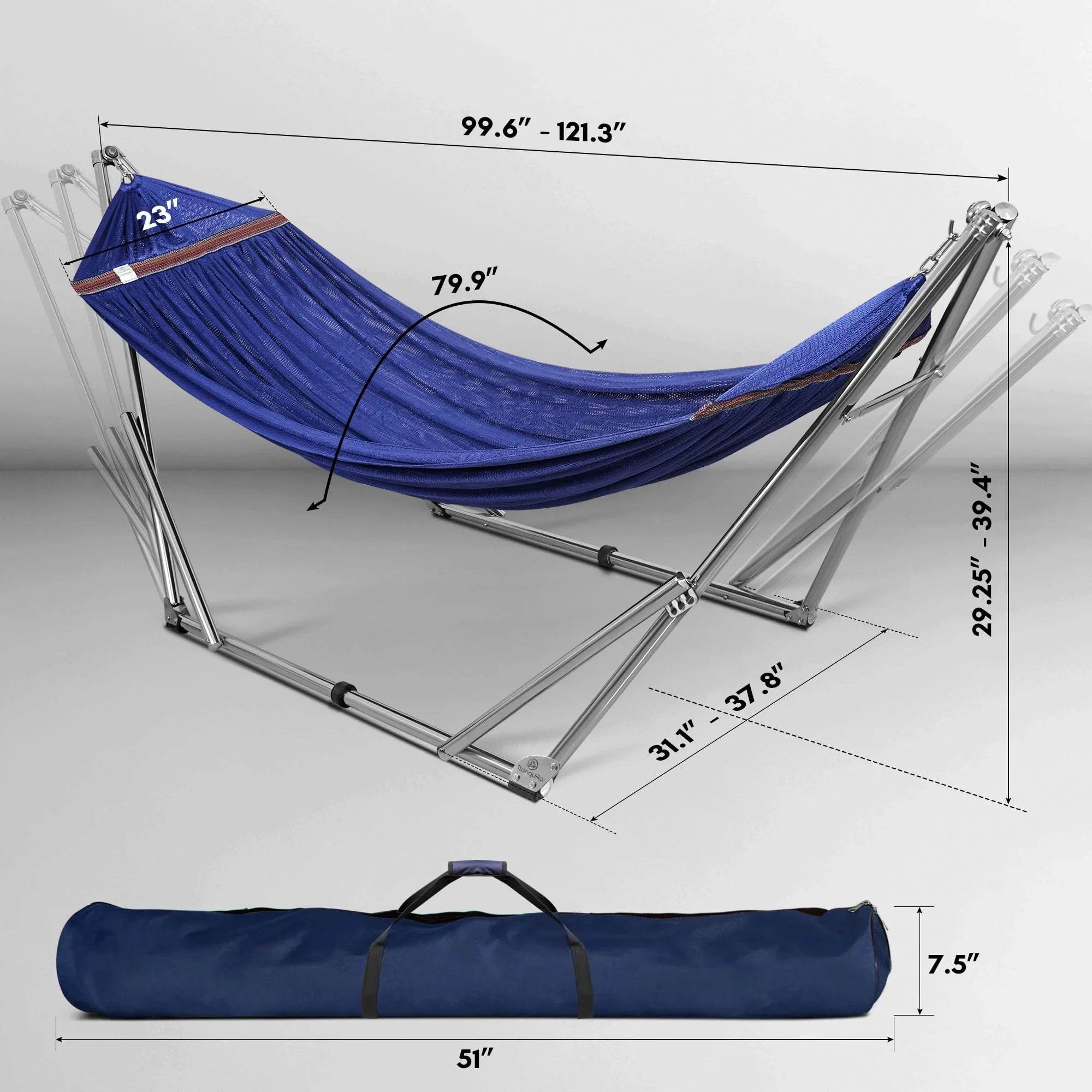 Tranquillo Original Stainless Steel Hammock Stand - Image 2