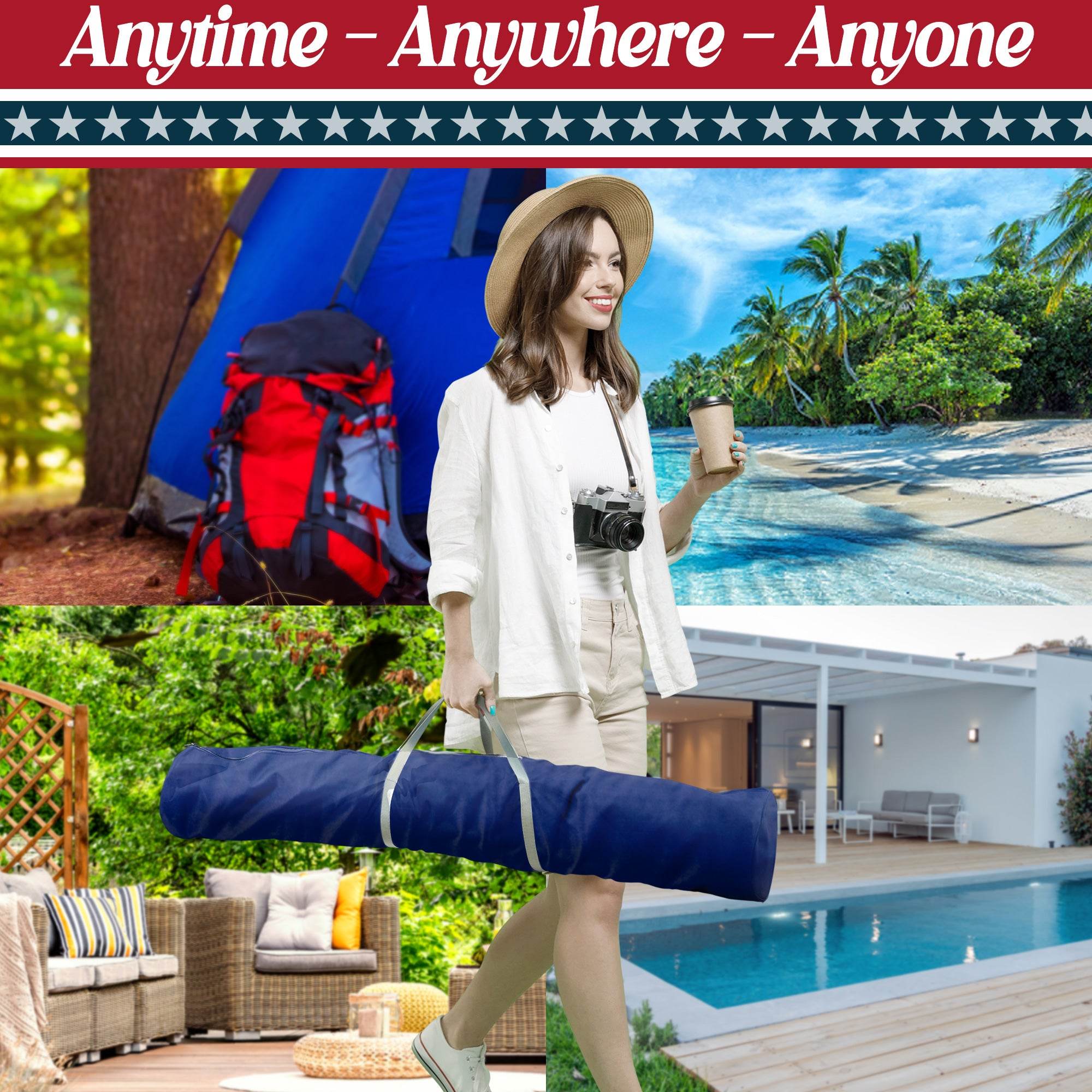 Tranquillo Uniki Canvas Hammock Stand - Image 8