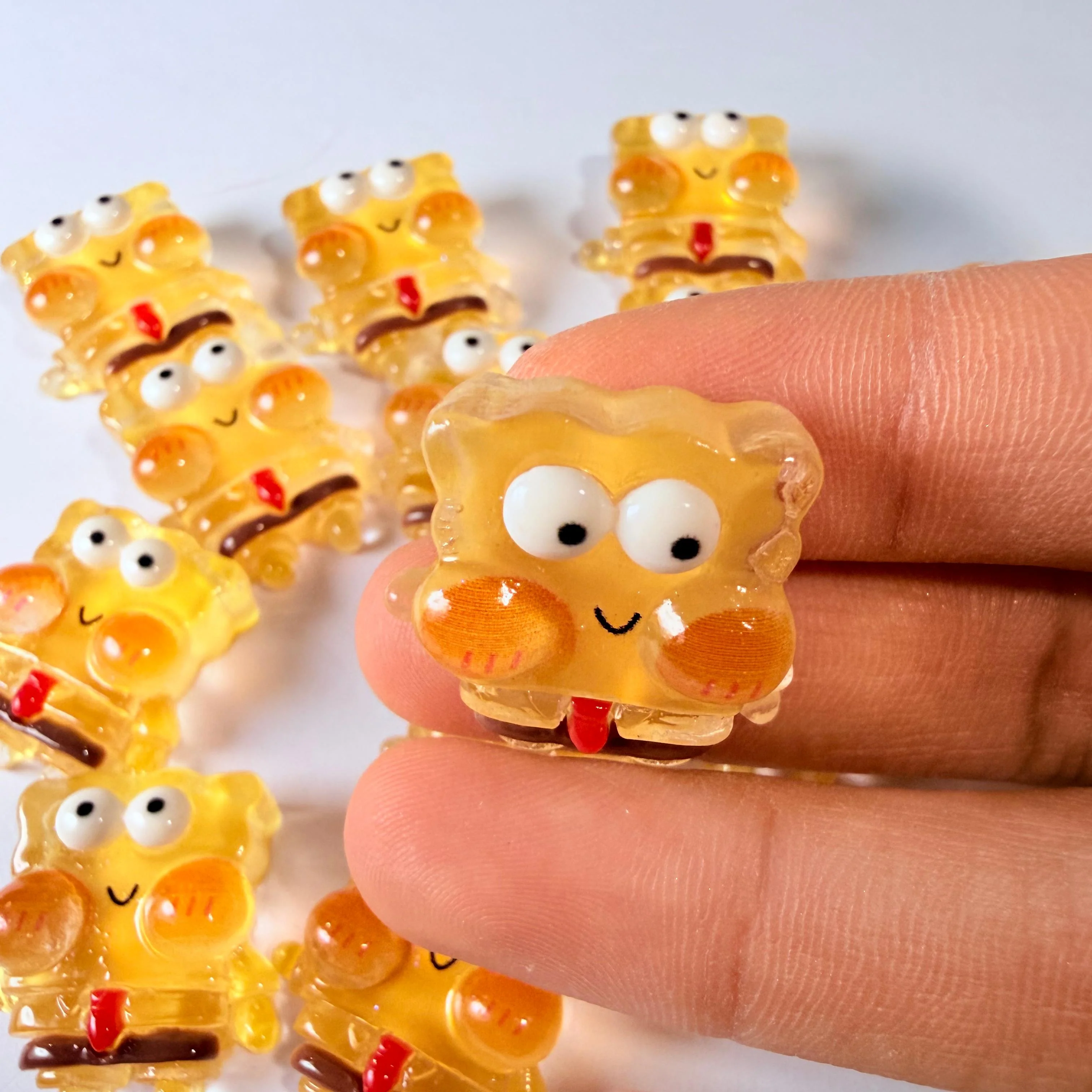 Transparent Sponge Figure Charms for DIY Crafts - Image 2