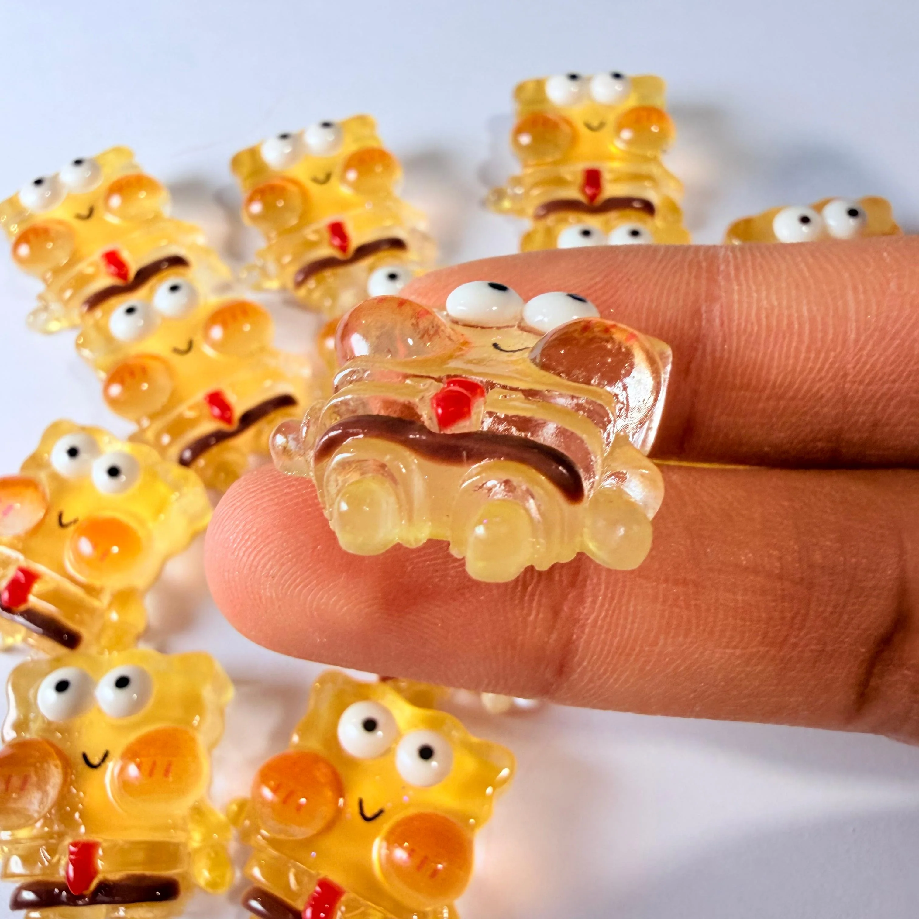 Transparent Sponge Figure Charms for DIY Crafts - Image 3