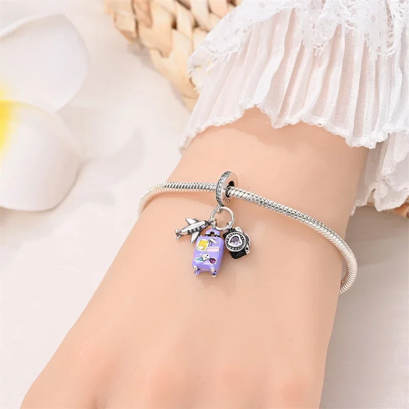Travel Diary Sterling Silver Charm - Image 2