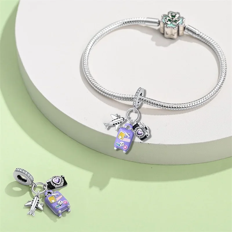 Travel Diary Sterling Silver Charm - Image 3