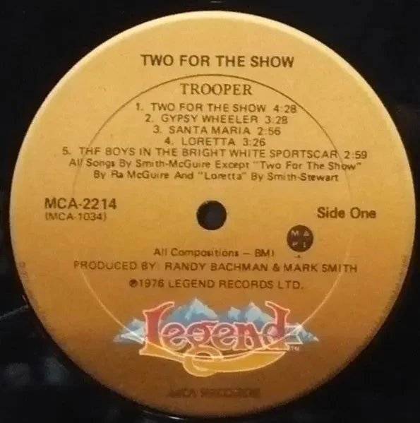 Trooper – Two For The Show - 1976 Original - Image 3