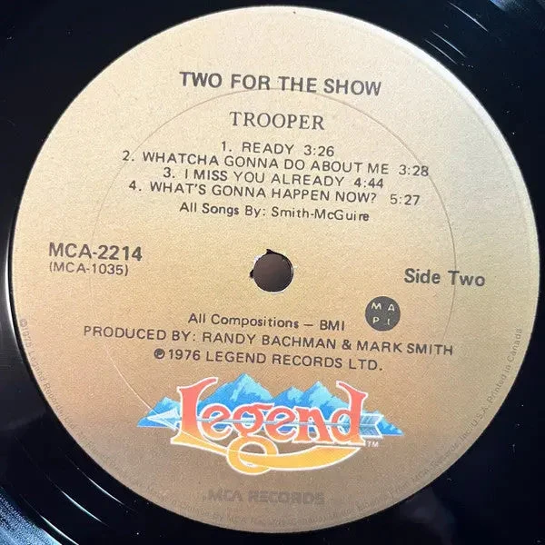 Trooper – Two For The Show - 1976 Original - Image 4