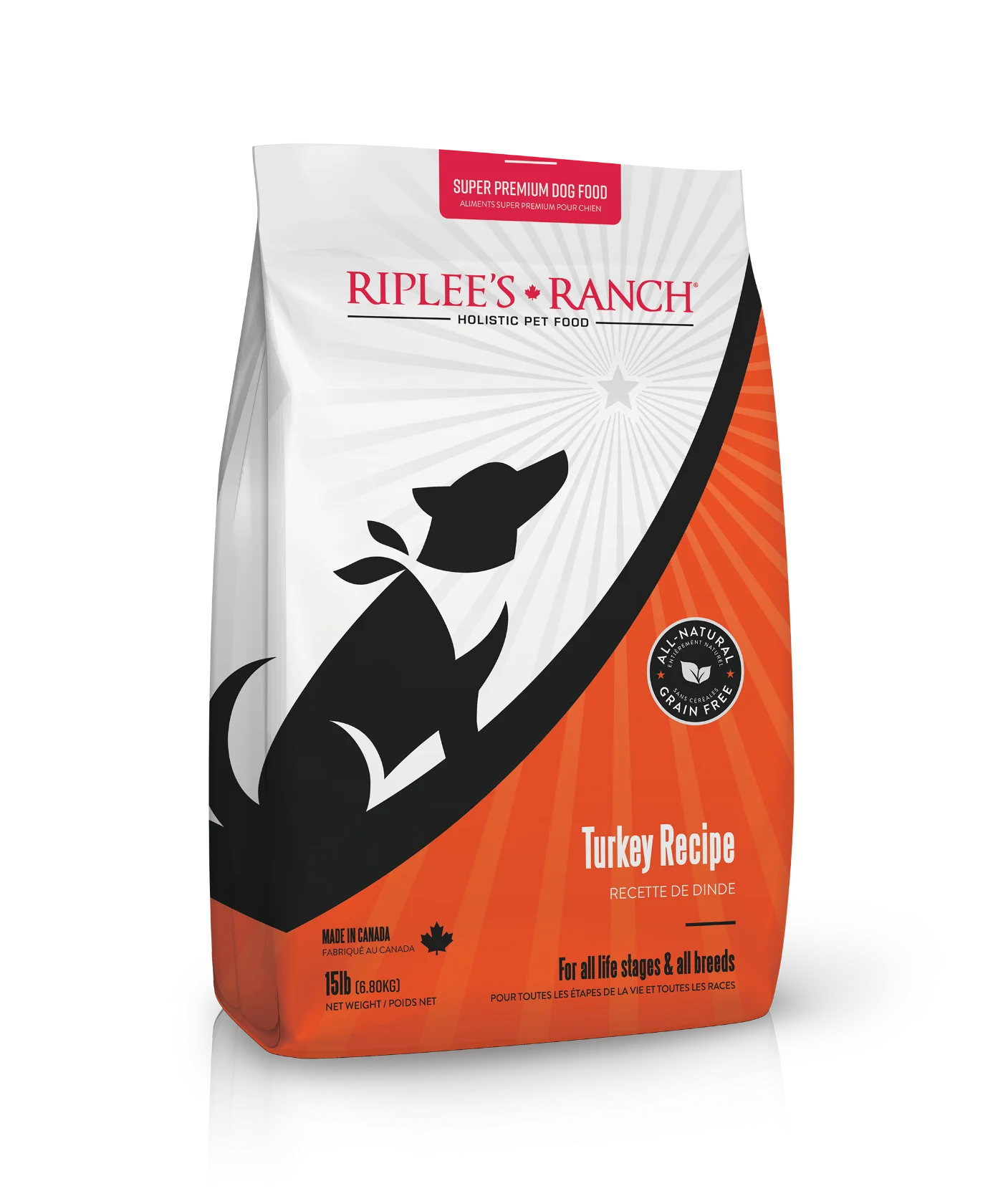 Turkey Recipe Dog Food - 15lb Bag