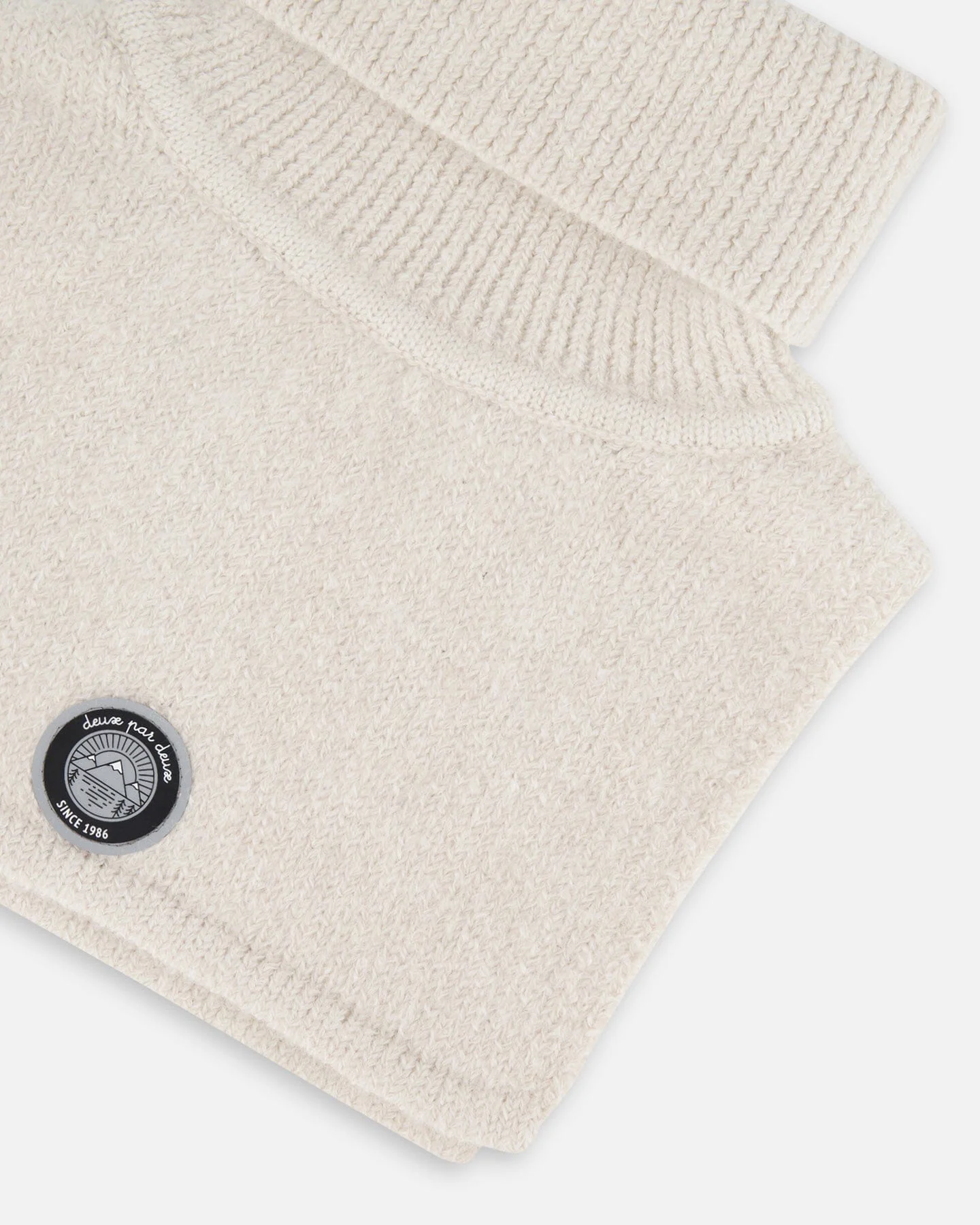 Turtleneck Neckwarmer Off-White - Image 4