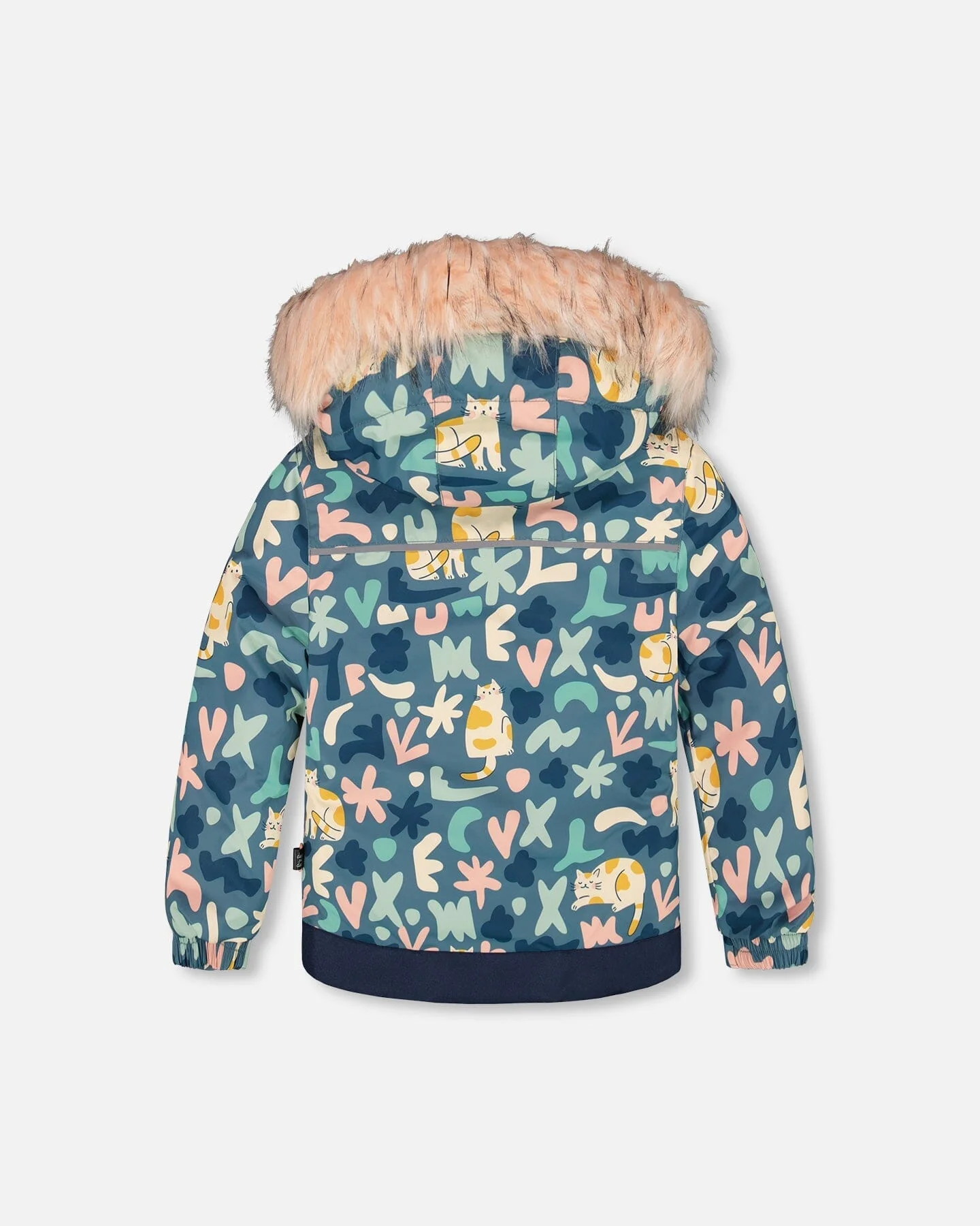Two-Piece Discover Snowsuit With Printed Jacket Dusty Pink - Image 6