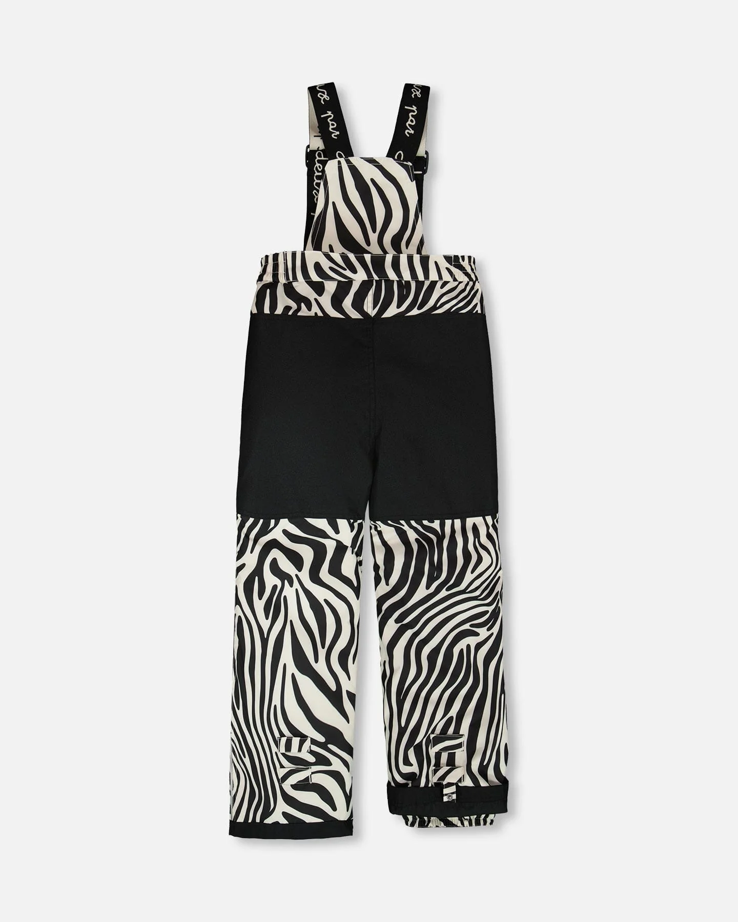 Two-Piece Play Snowsuit Off-White With Printed Pants - Image 5