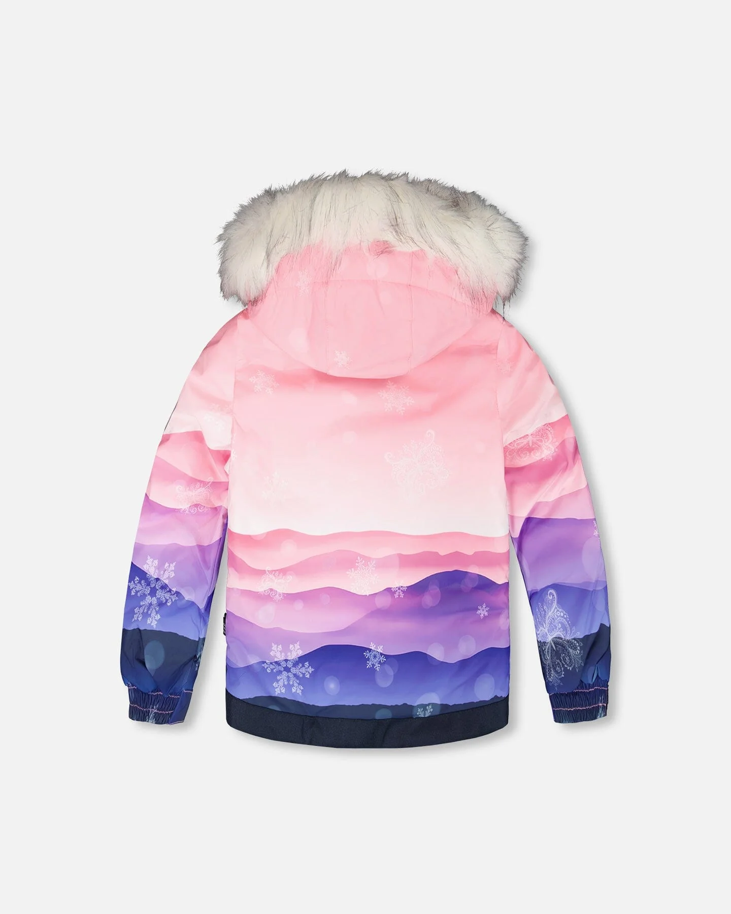 Two-Piece Play Snowsuit With Printed Jacket Navy Blue - Image 3