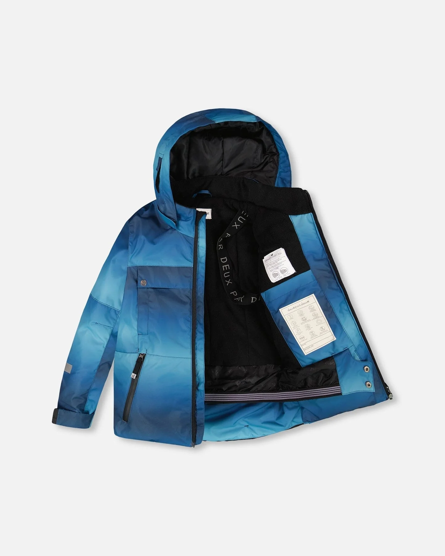 Two-Piece Teknik Snowsuit Teal Gradient - Image 5