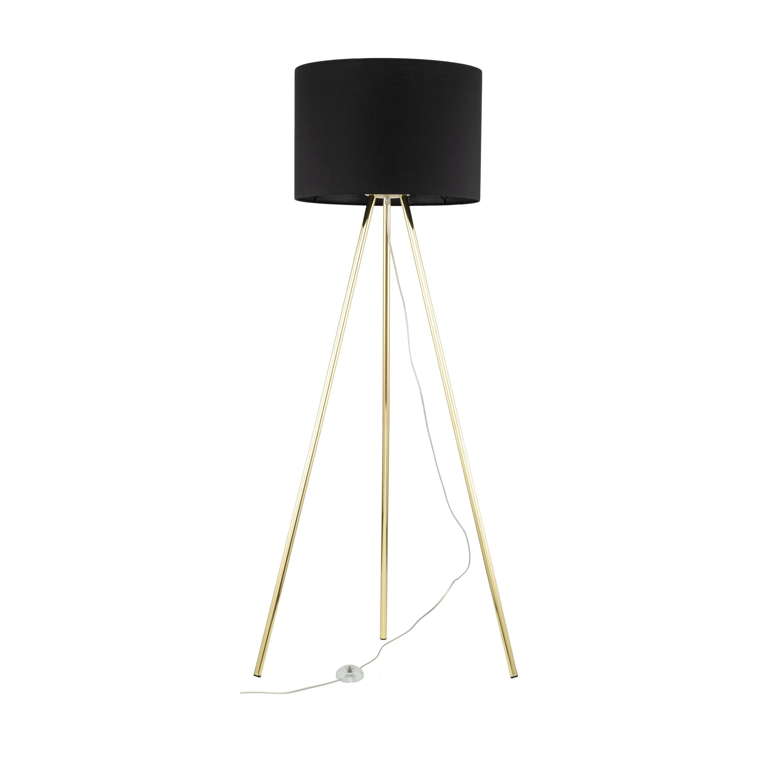 UMBERTO Black Modern Floor Lamp for Living Room & Bedroom (Clearance) - Image 2