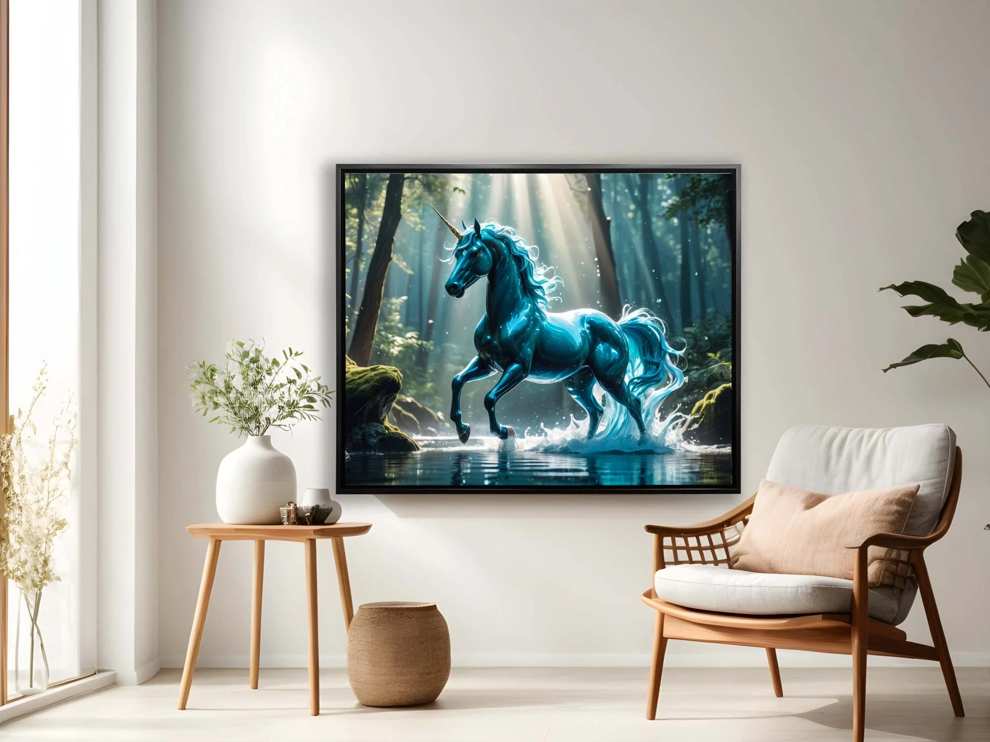 Unicorn 48" x 36" - Image 4