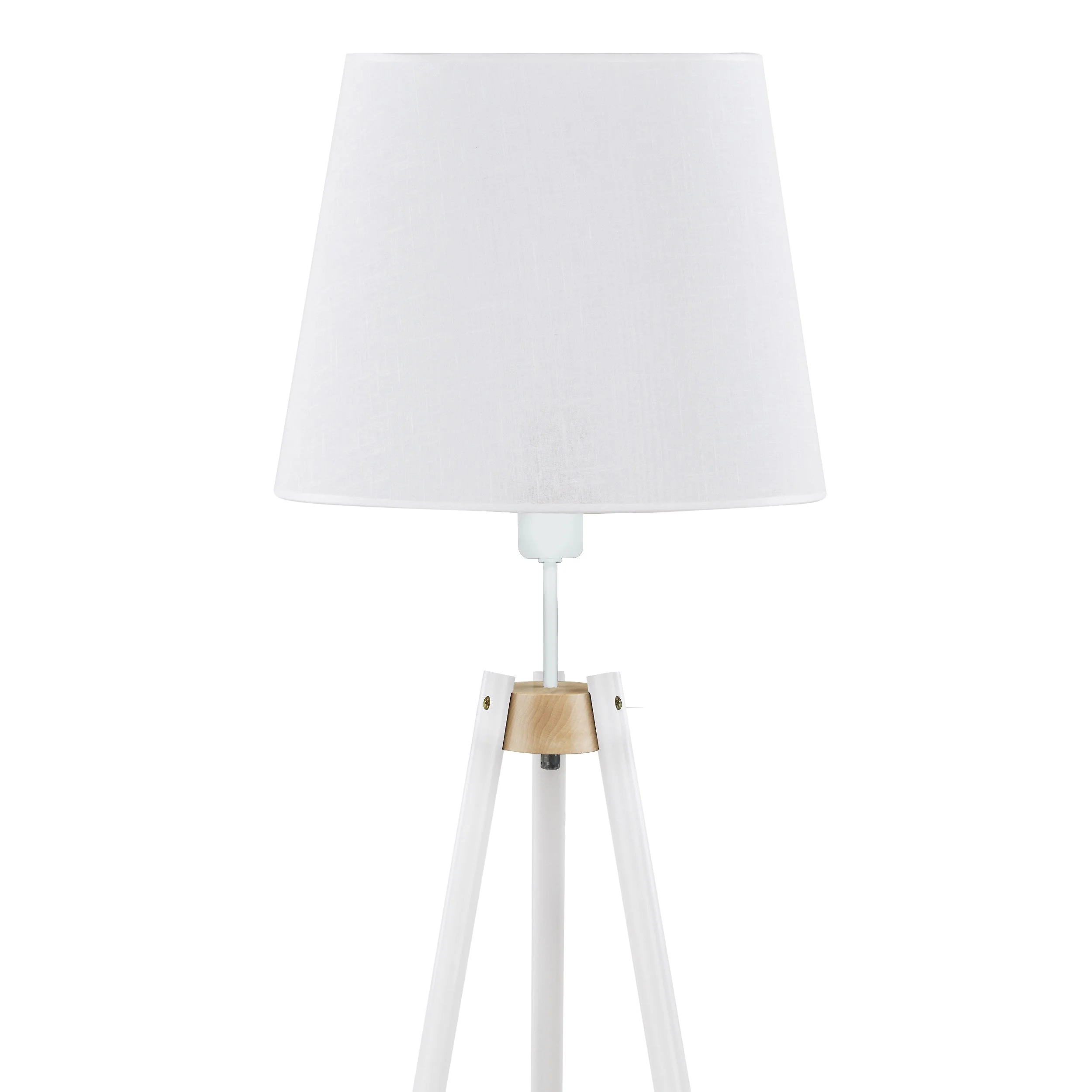 VAIO White Tray Table Floor Lamp for Living Room & Bedroom - Image 4
