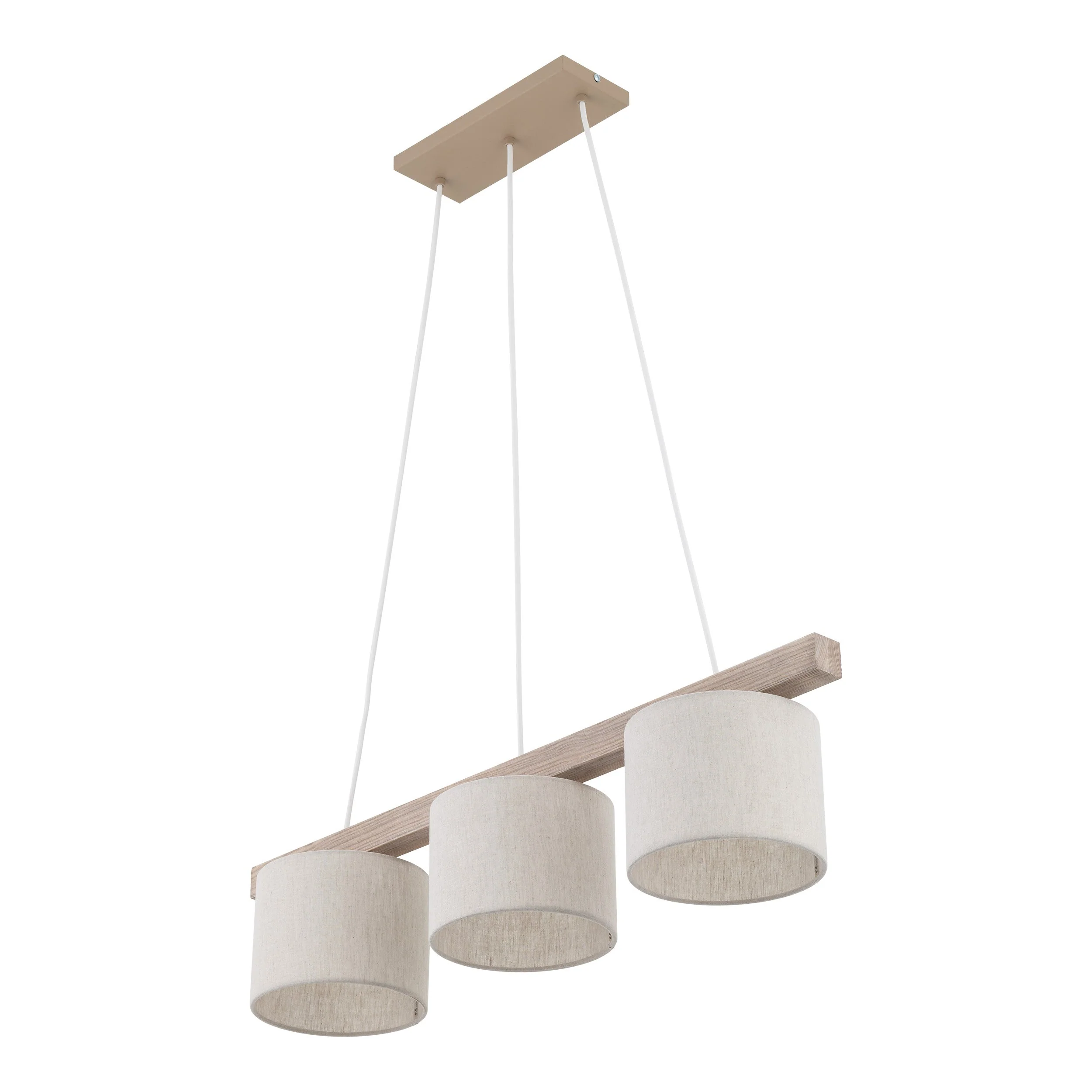 VARO Scandinavian Wood & Linen Pendant Light for Kitchen Island & Dining Table - Image 10