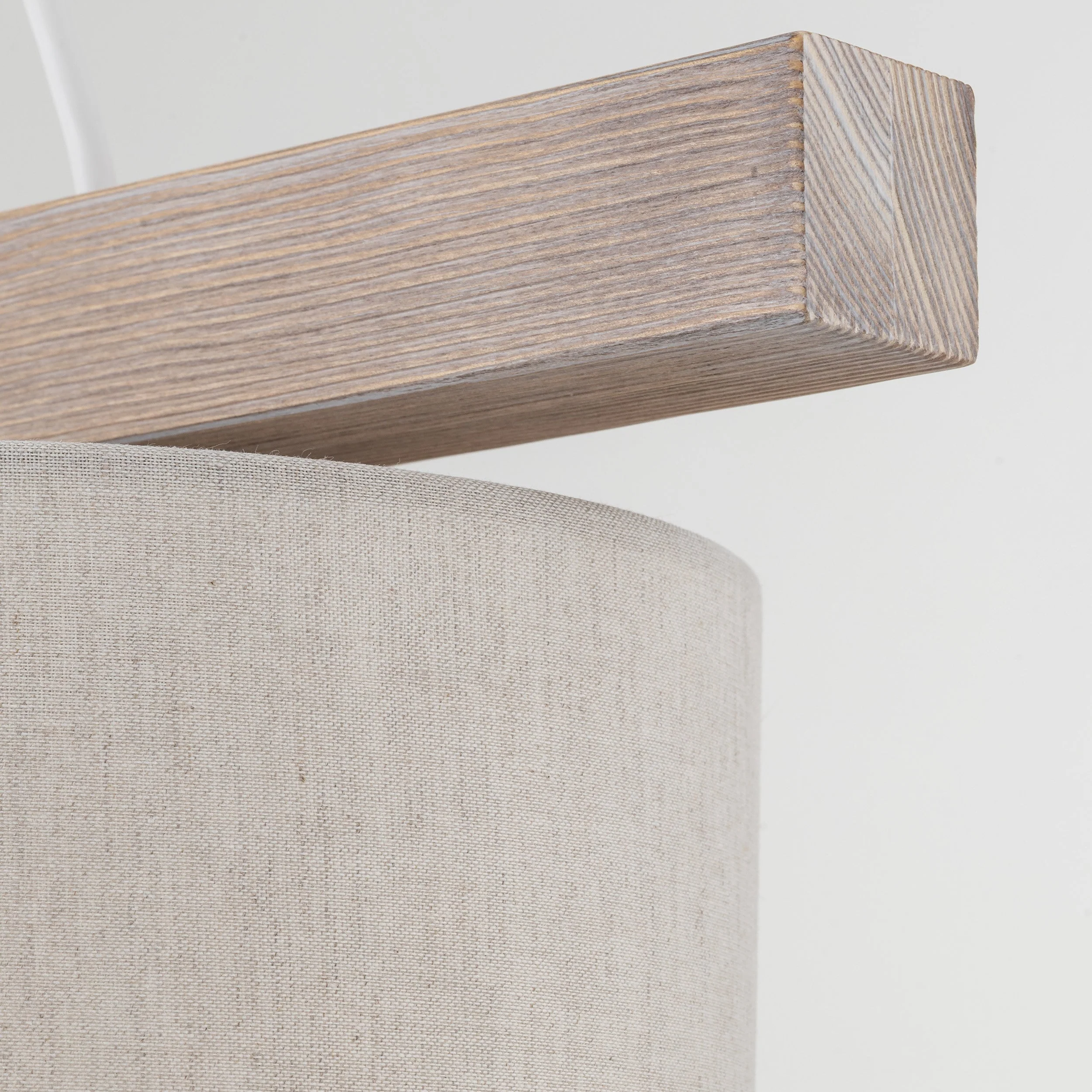 VARO Scandinavian Wood & Linen Pendant Light for Kitchen Island & Dining Table - Image 14