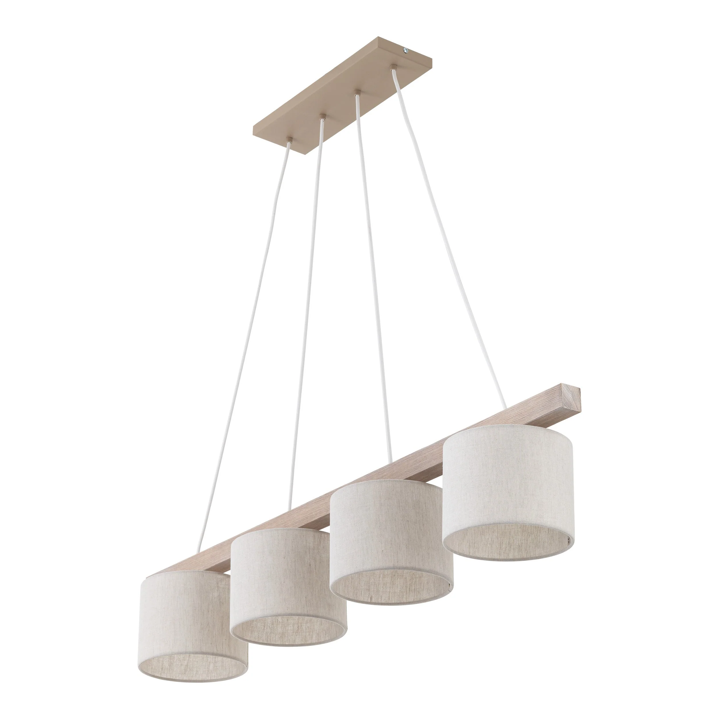 VARO Scandinavian Wood & Linen Pendant Light for Kitchen Island & Dining Table - Image 18