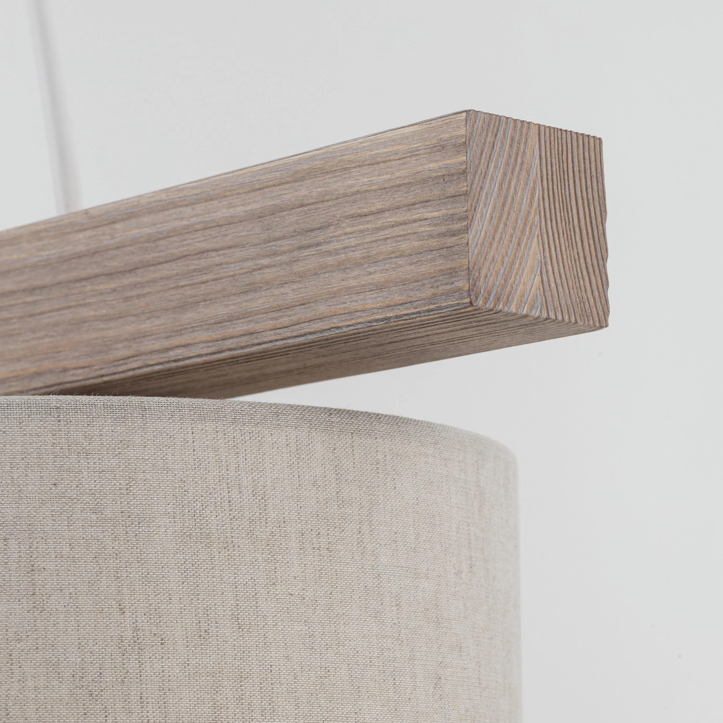 VARO Scandinavian Wood & Linen Pendant Light for Kitchen Island & Dining Table - Image 7