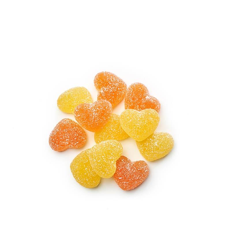 Vegan Sour Peach Hearts - Image 3