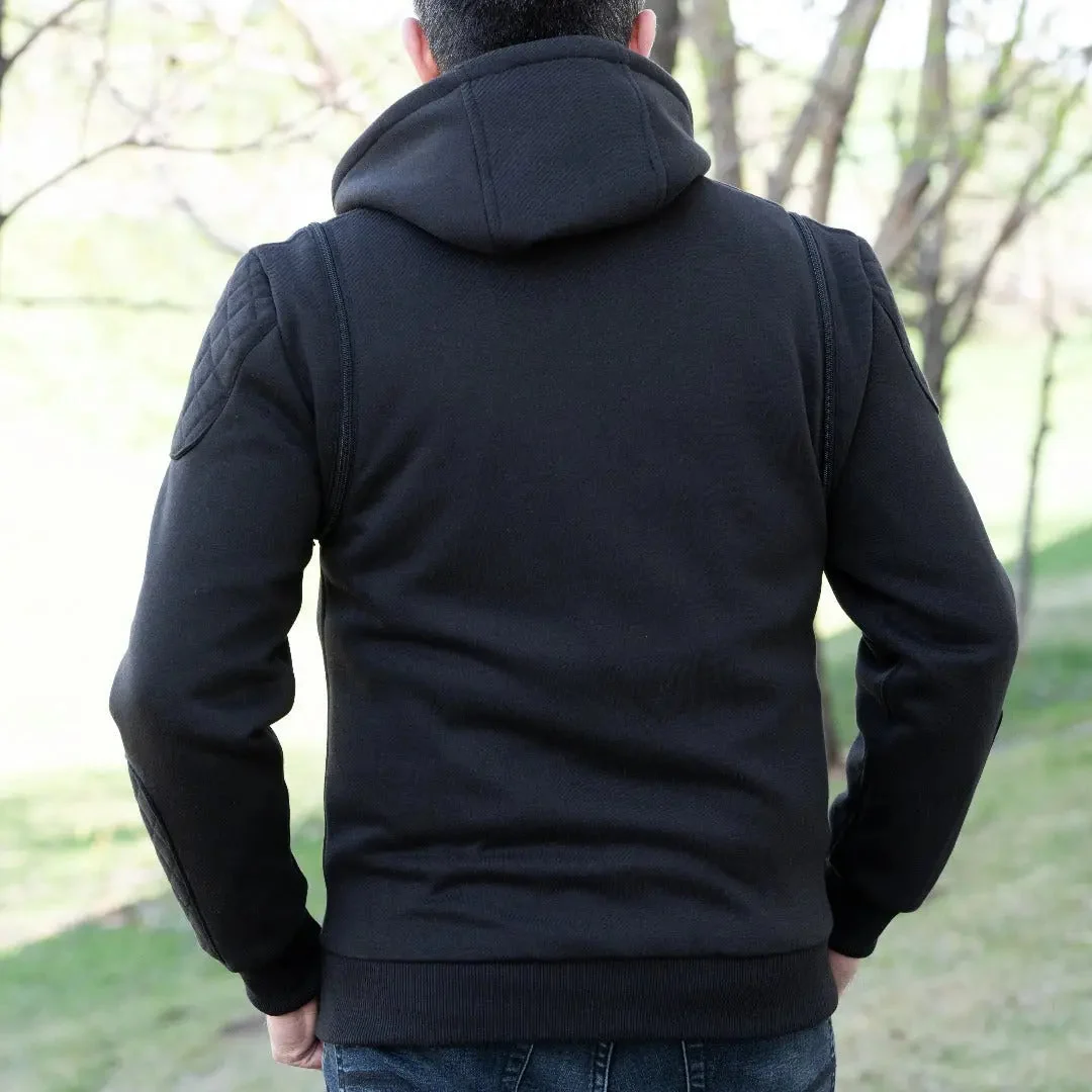 Versatile Denim Vest with Hoodie - Image 13