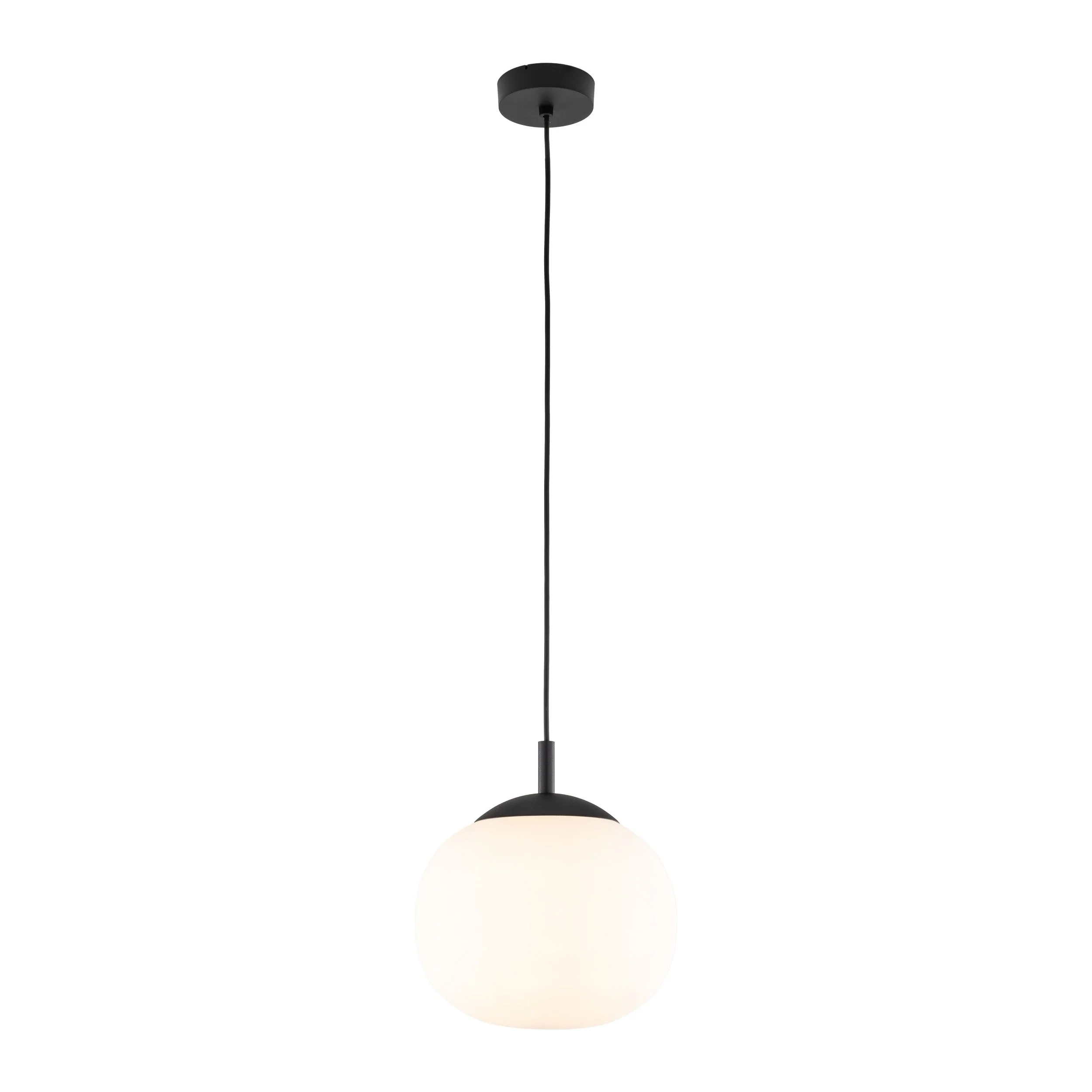 VIBE White Glass Scandinavian Pendant Light - Image 4