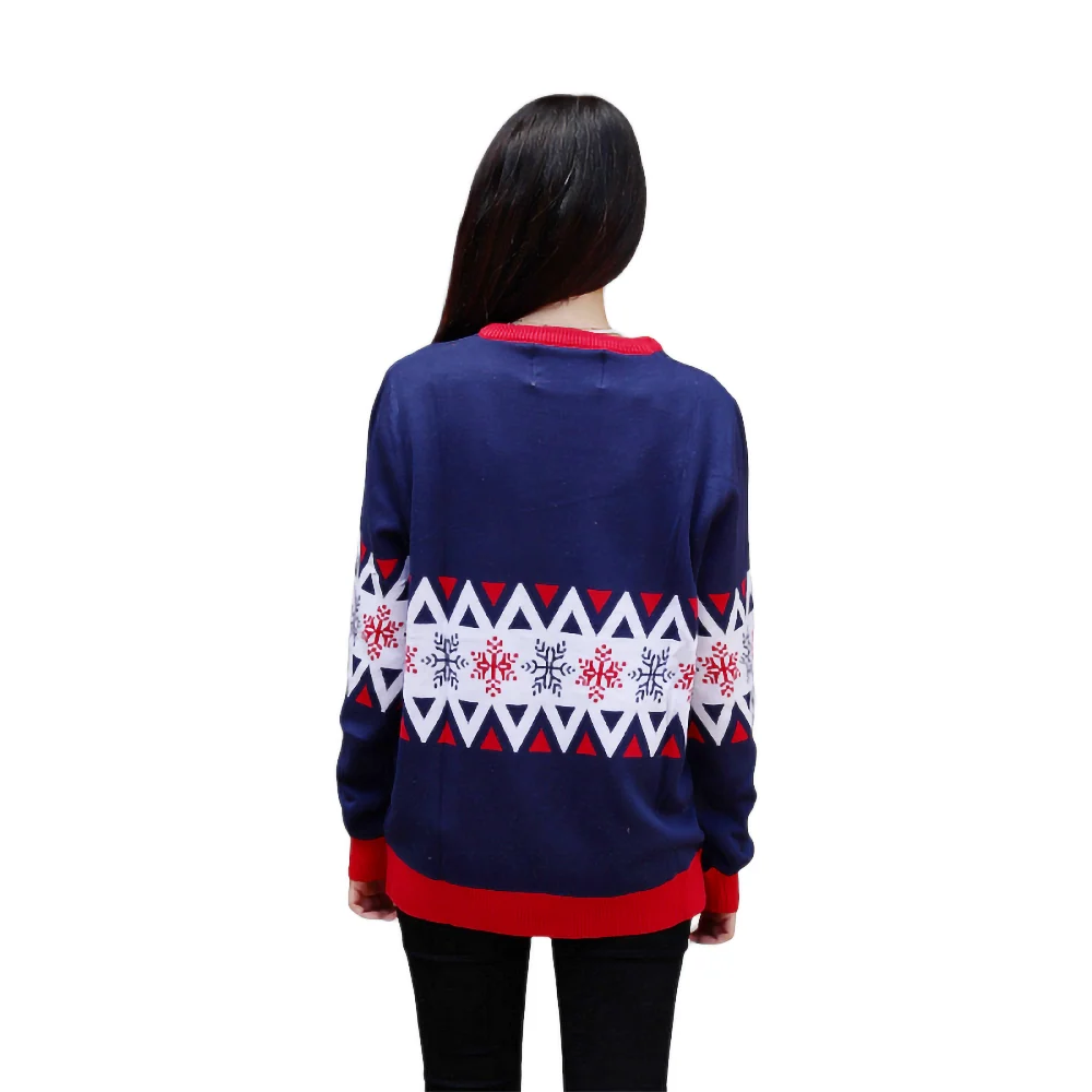 Vintage Laughing Santa  Sweater - Image 2