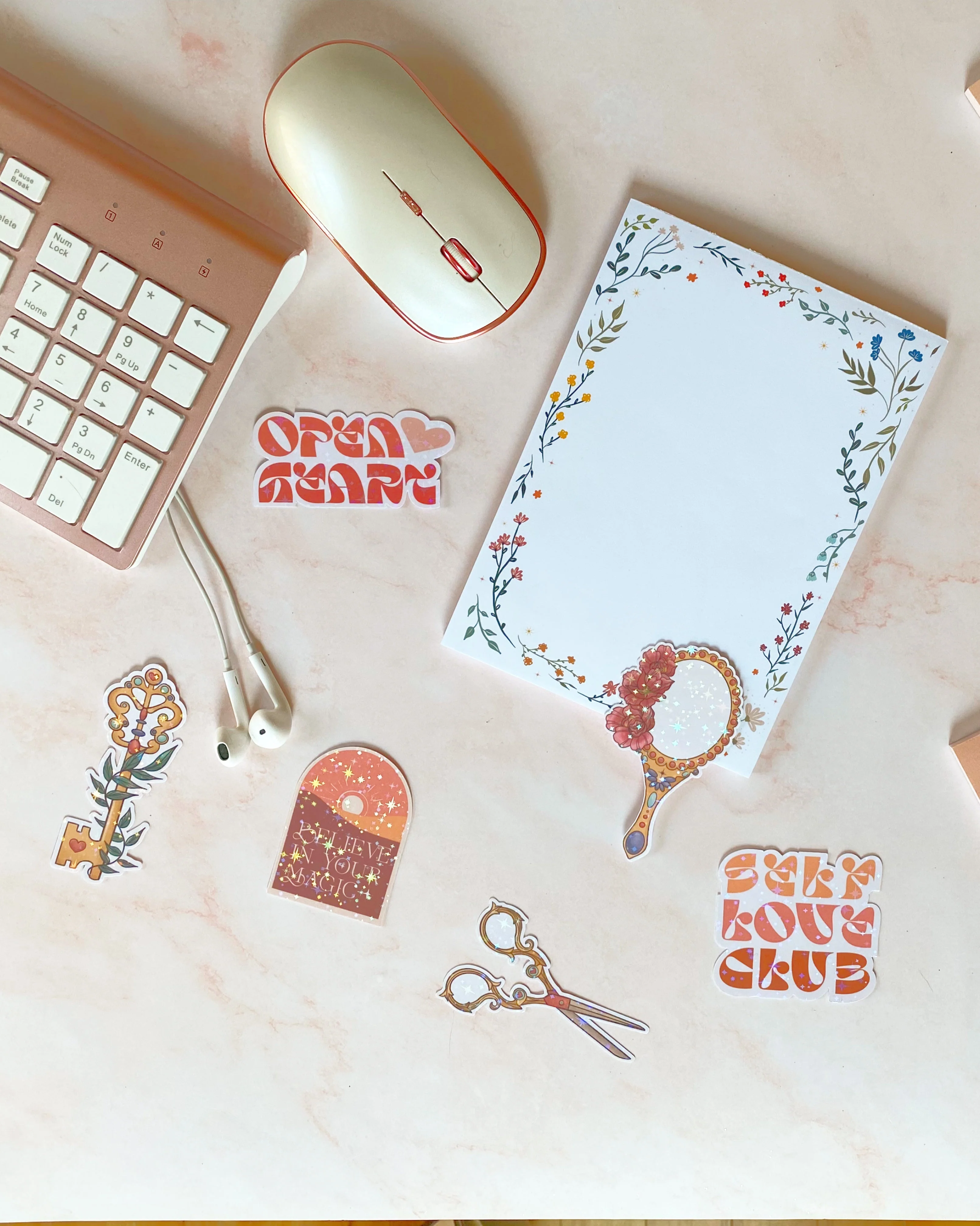 Vintage Mirror Sticker - Image 2