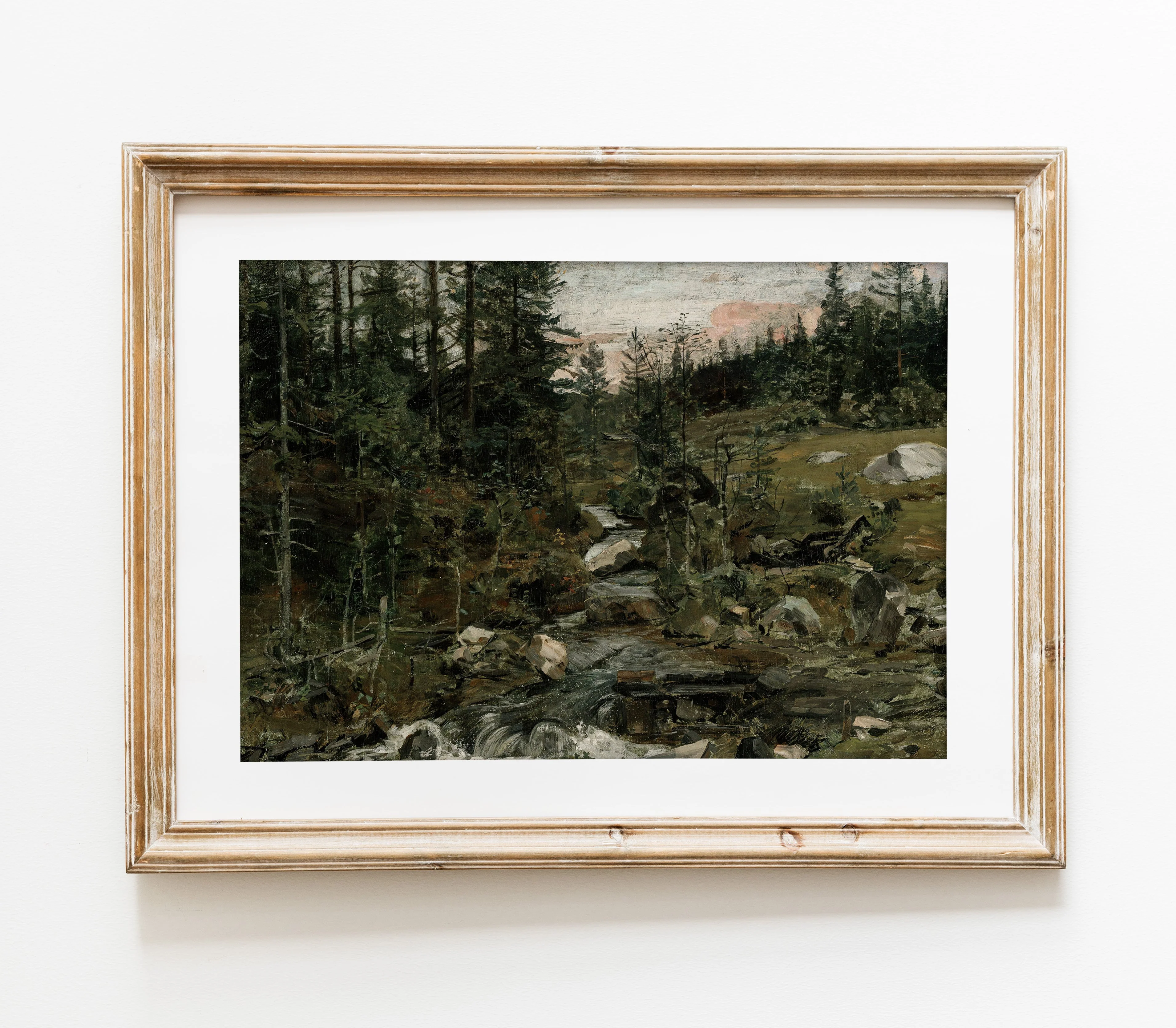 Vintage Moody Landscape Art Print L0122 - Image 5
