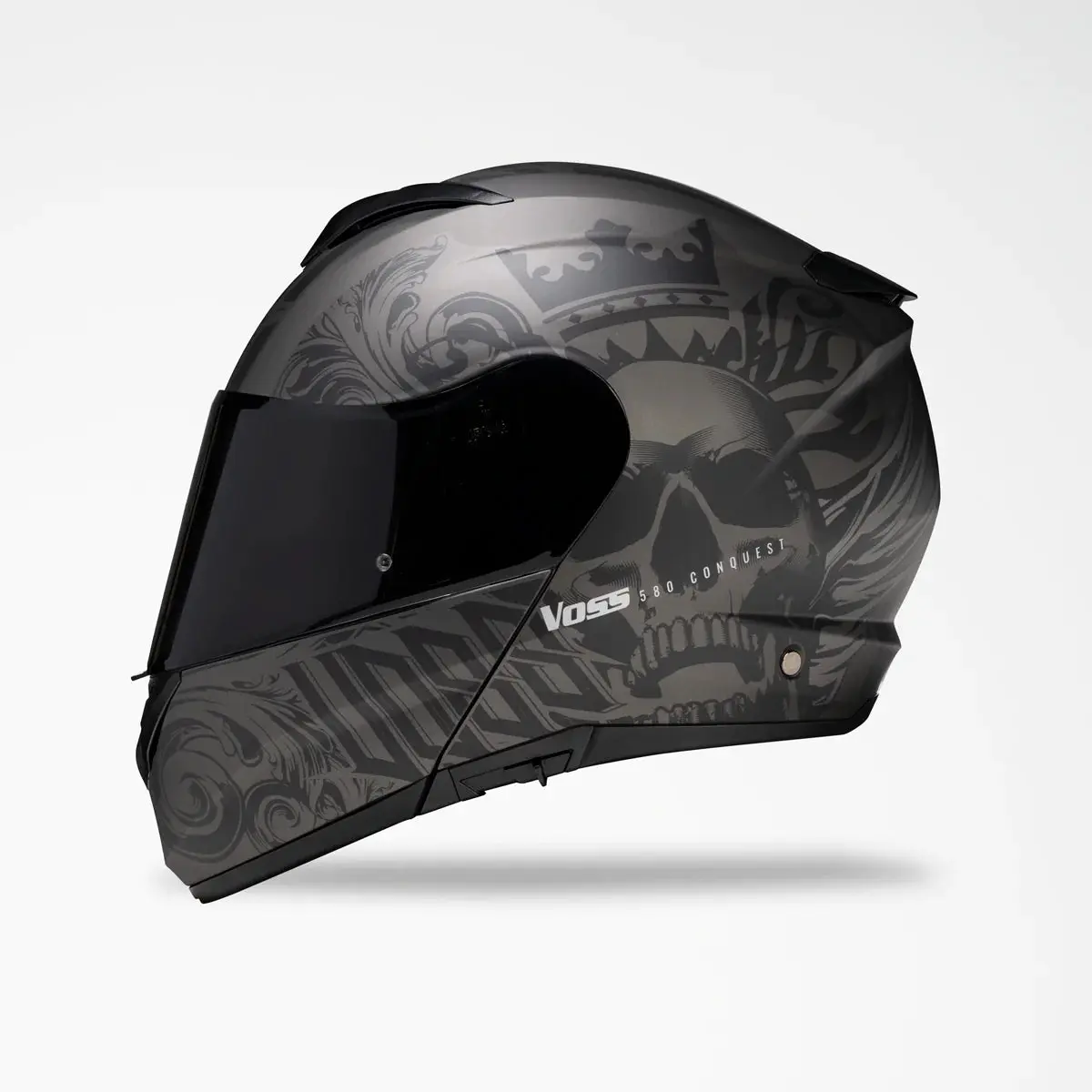 Voss 580 Conquest Apocalypse Modular Matte Motorcycle Helmet