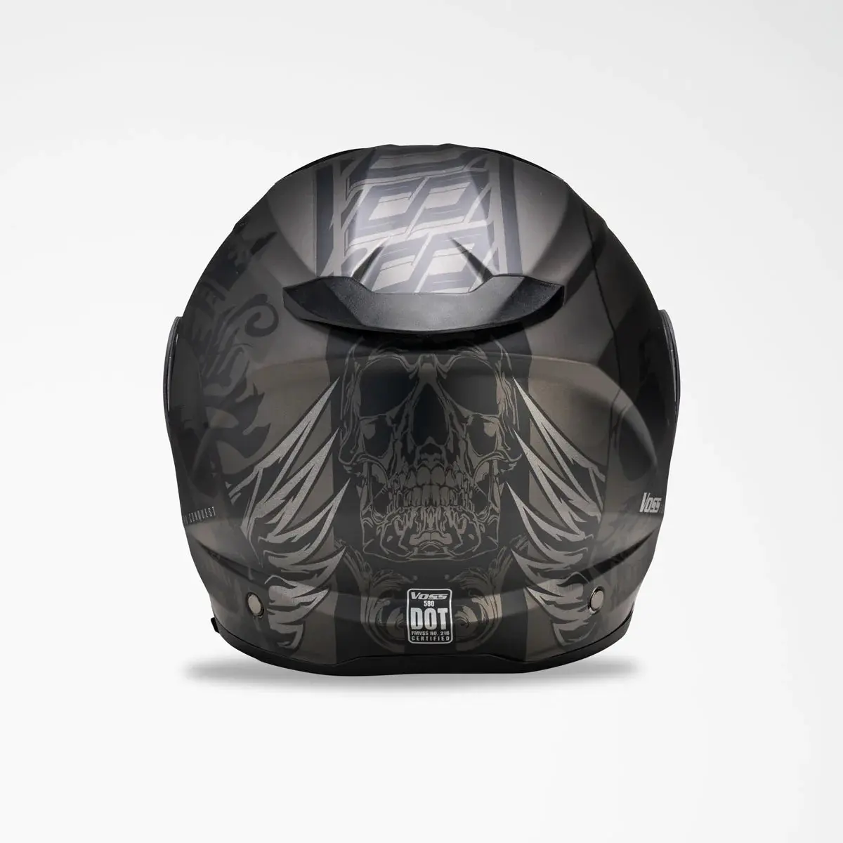 Voss 580 Conquest Apocalypse Modular Matte Motorcycle Helmet - Image 2