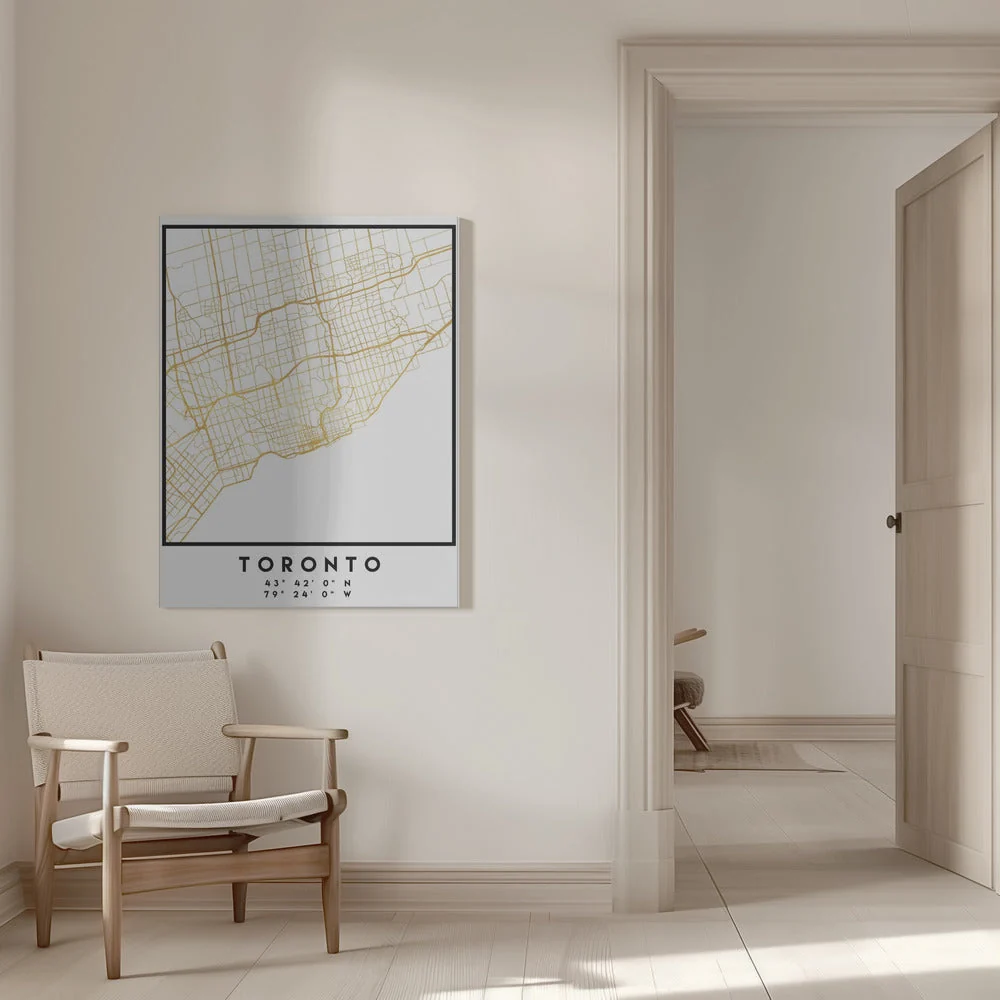 Wall art 1 Maps 16 Canvas Wall Art - Image 9